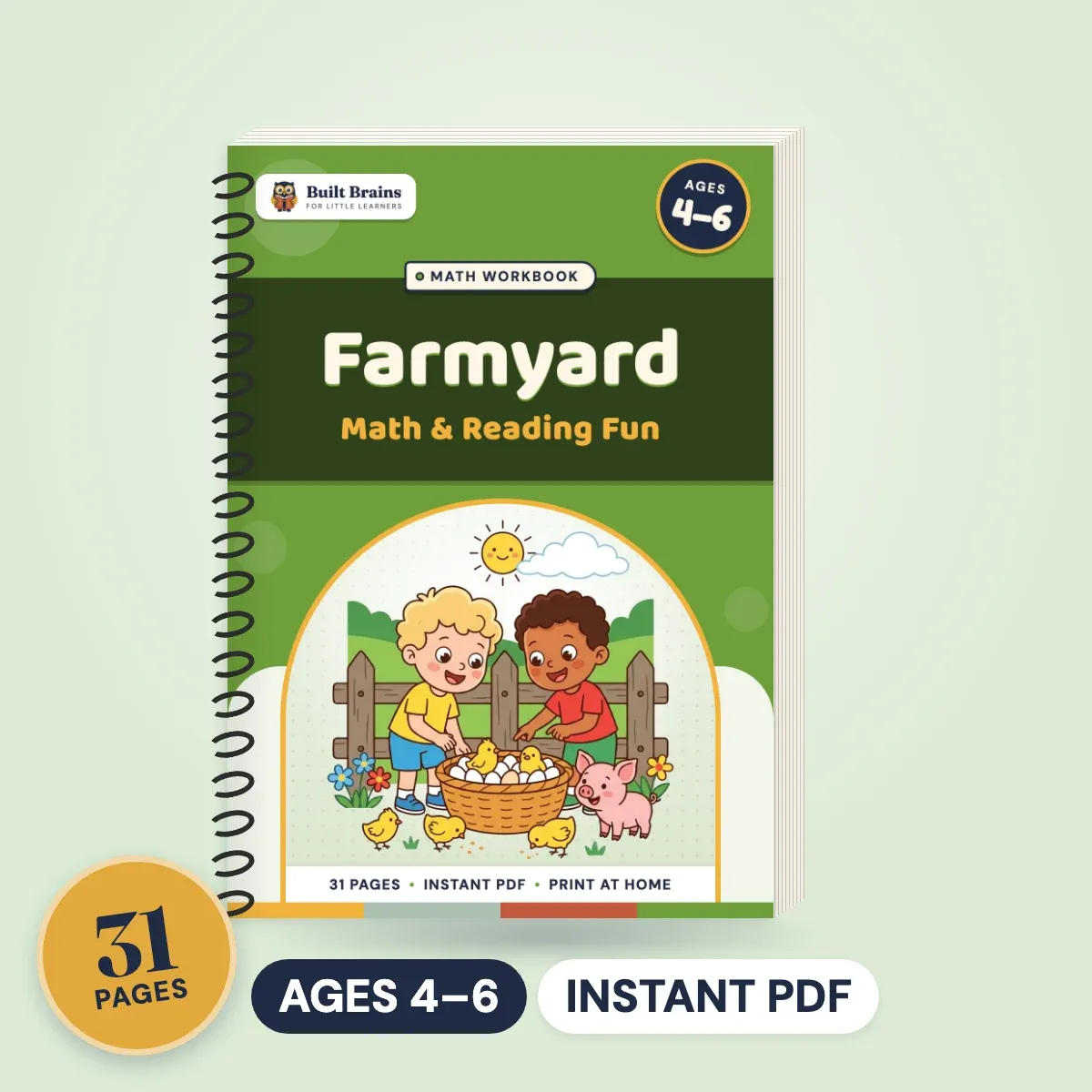Farmyard Math & Reading Fun