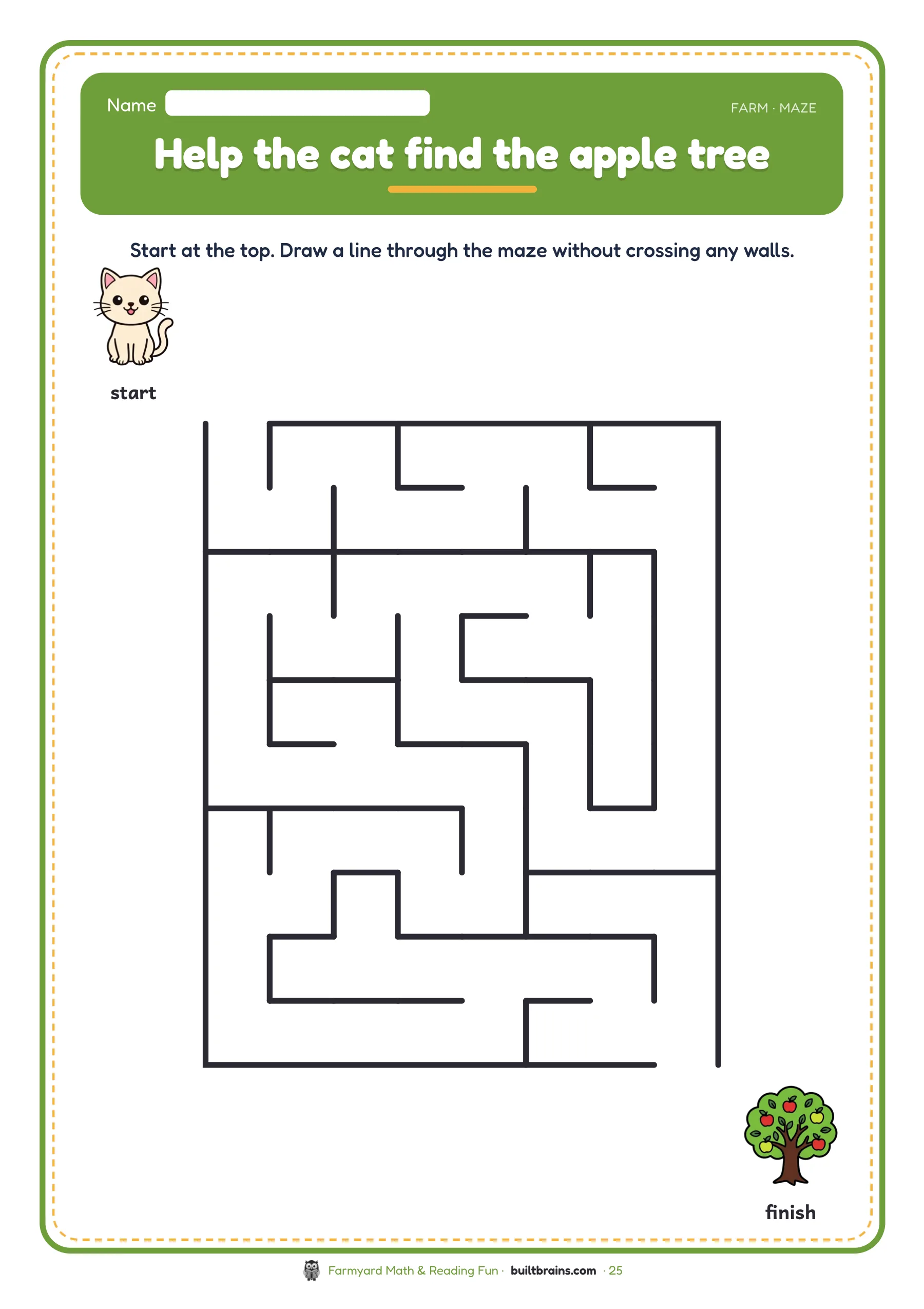 Farmyard Math & Reading Fun — page preview 8