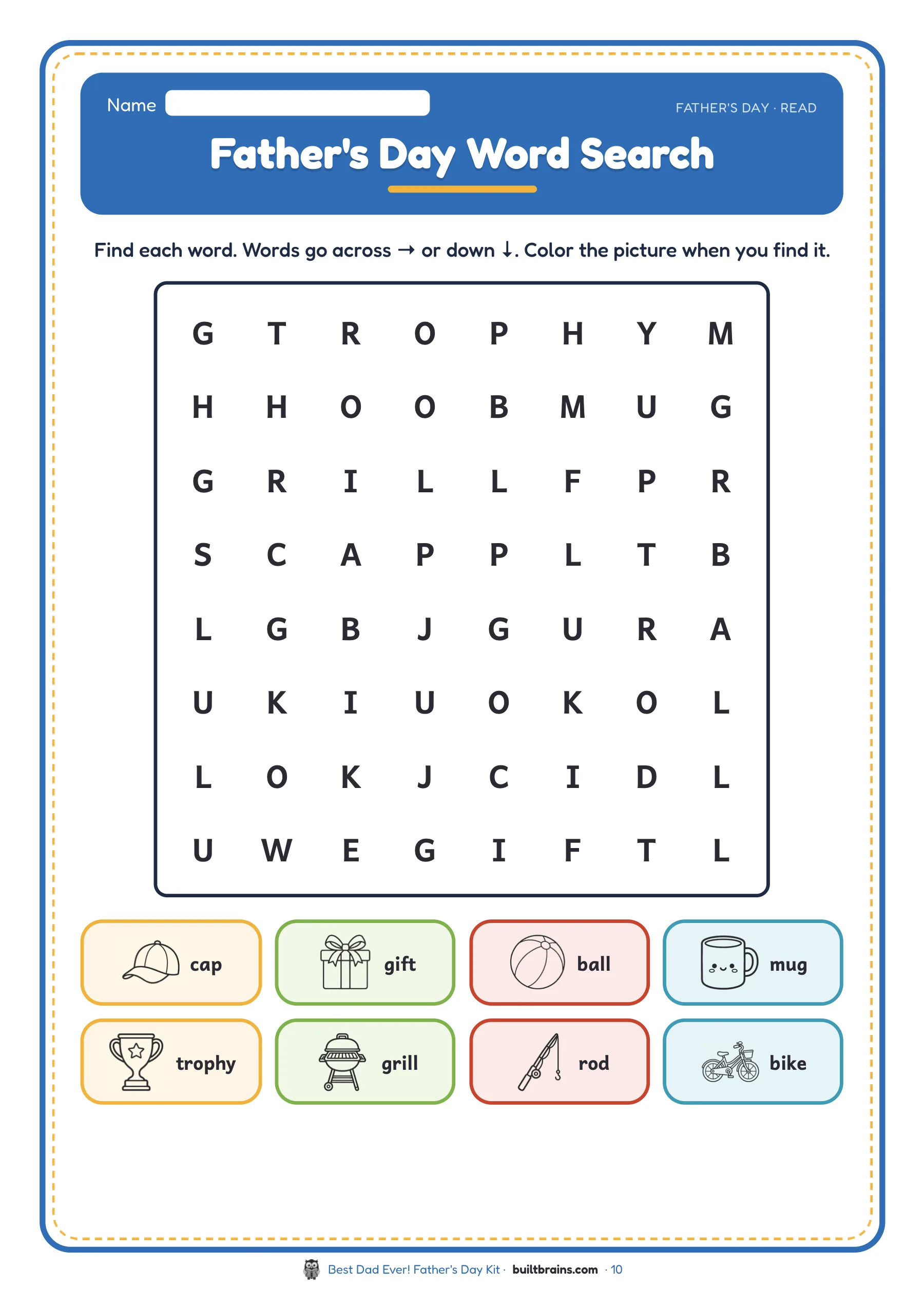 Best Dad Ever! Father's Day Kit — page preview 6