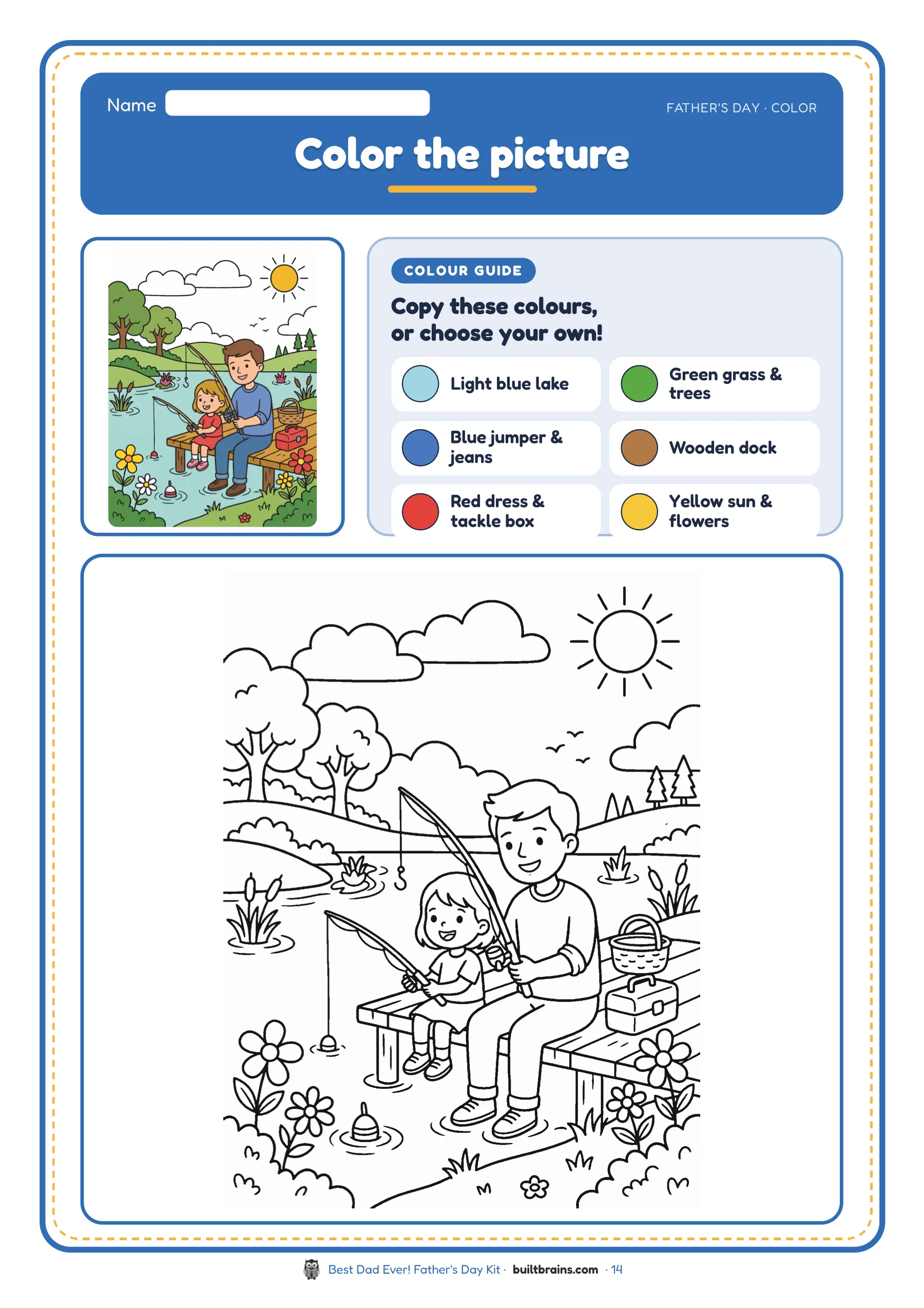 Best Dad Ever! Father's Day Kit — page preview 8