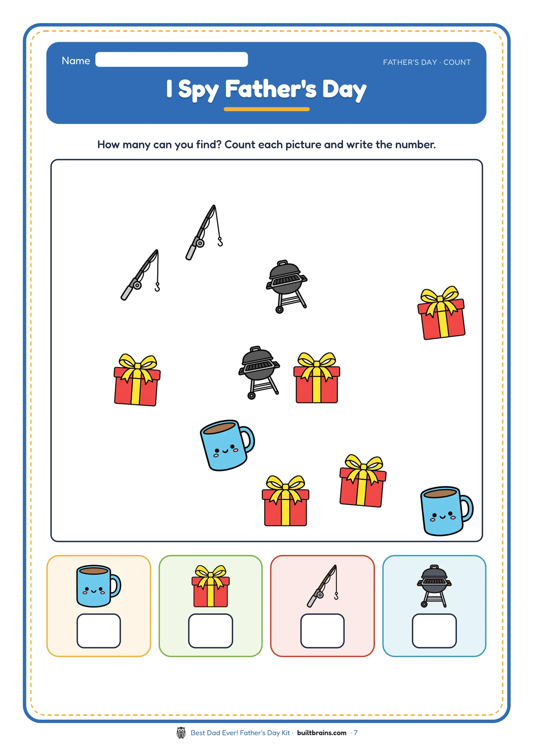 Best Dad Ever! Father's Day Kit — page preview 3