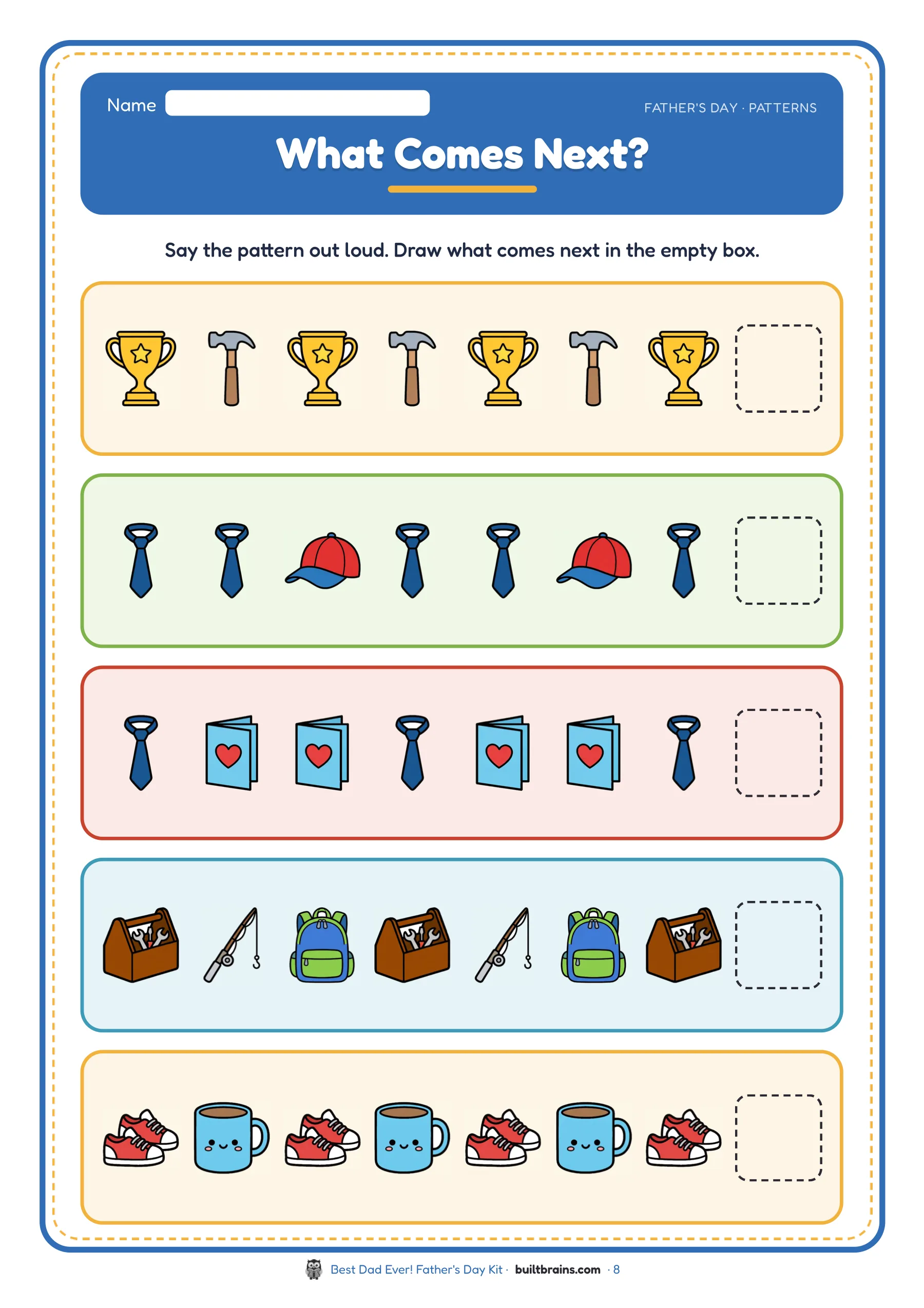 Best Dad Ever! Father's Day Kit — page preview 4
