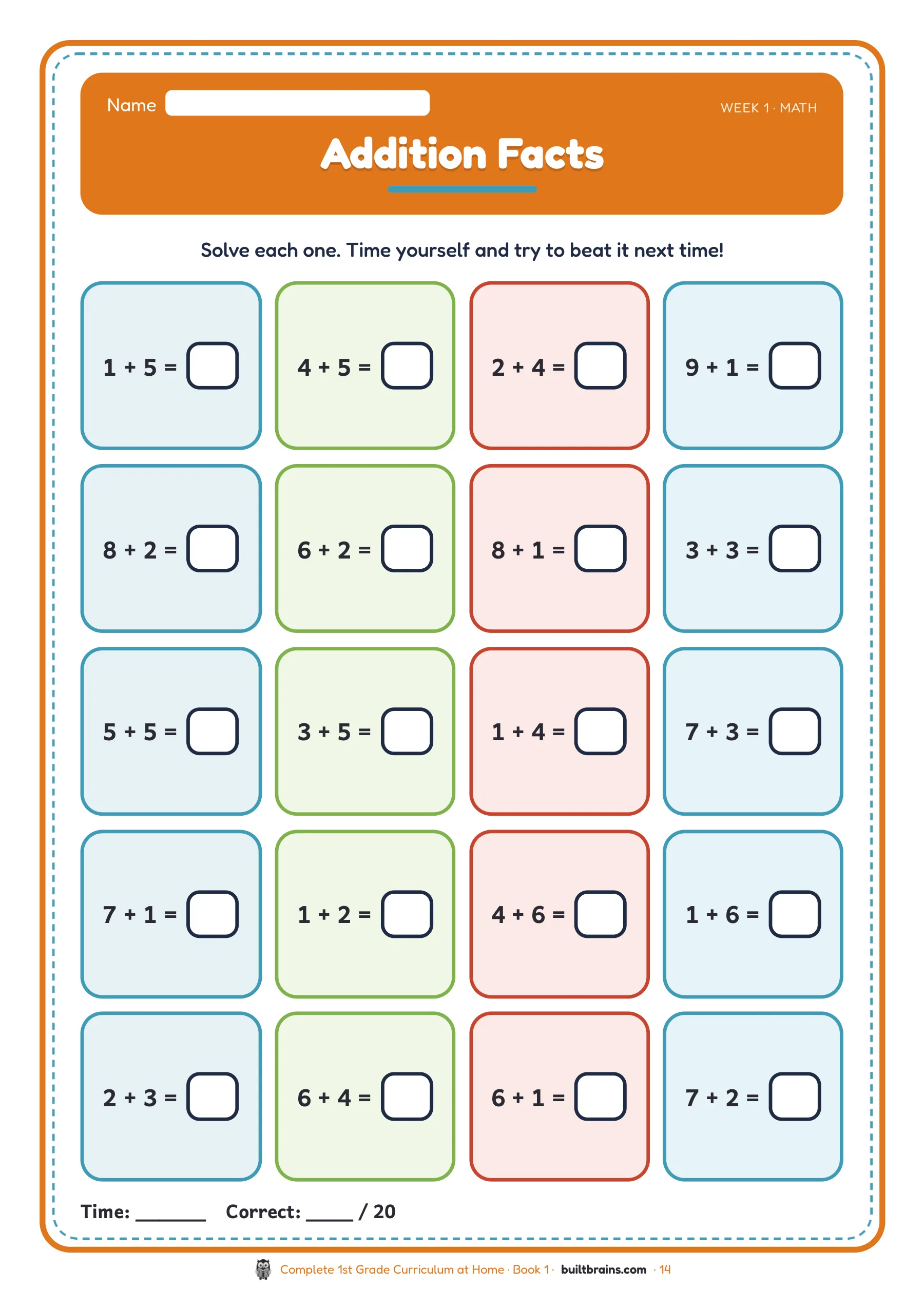 Complete 1st Grade Curriculum at Home — page preview 3