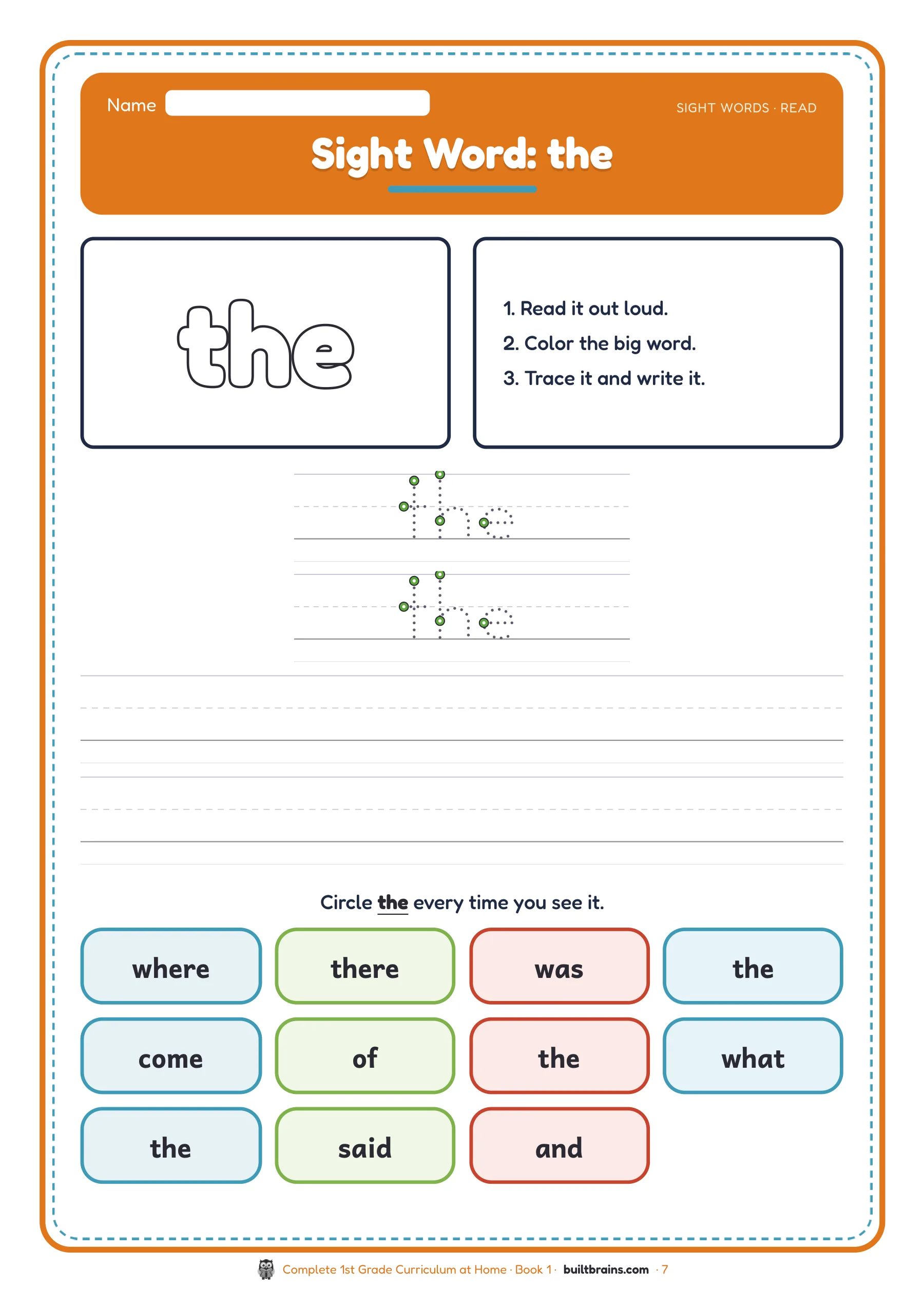 Complete 1st Grade Curriculum at Home — page preview 2