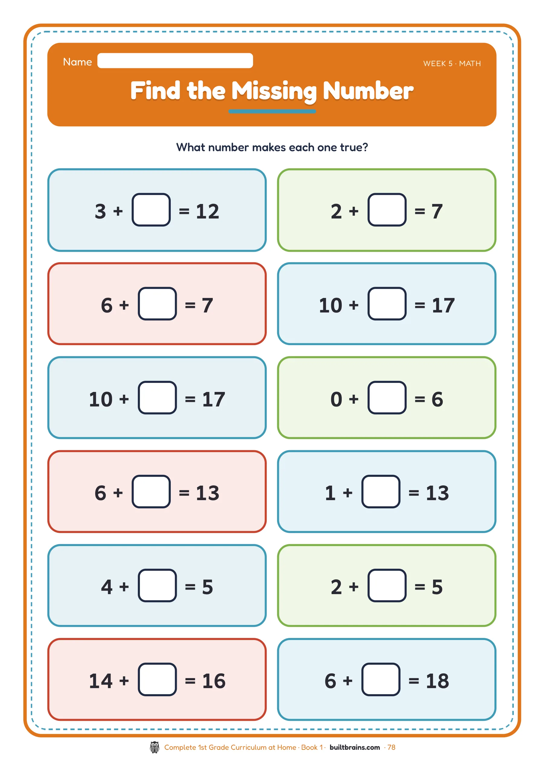 Complete 1st Grade Curriculum at Home — page preview 6