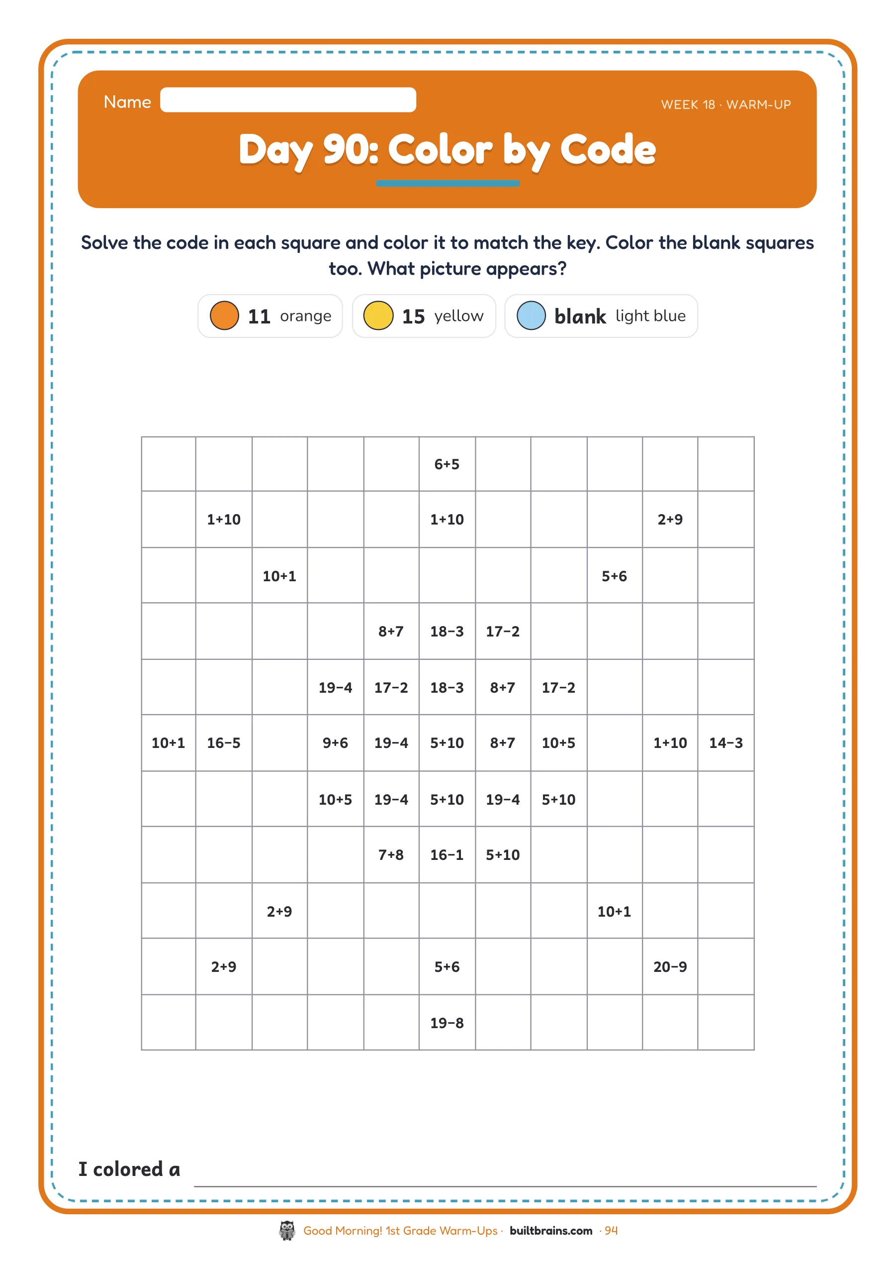 Good Morning! 1st Grade Warm-Ups — page preview 5