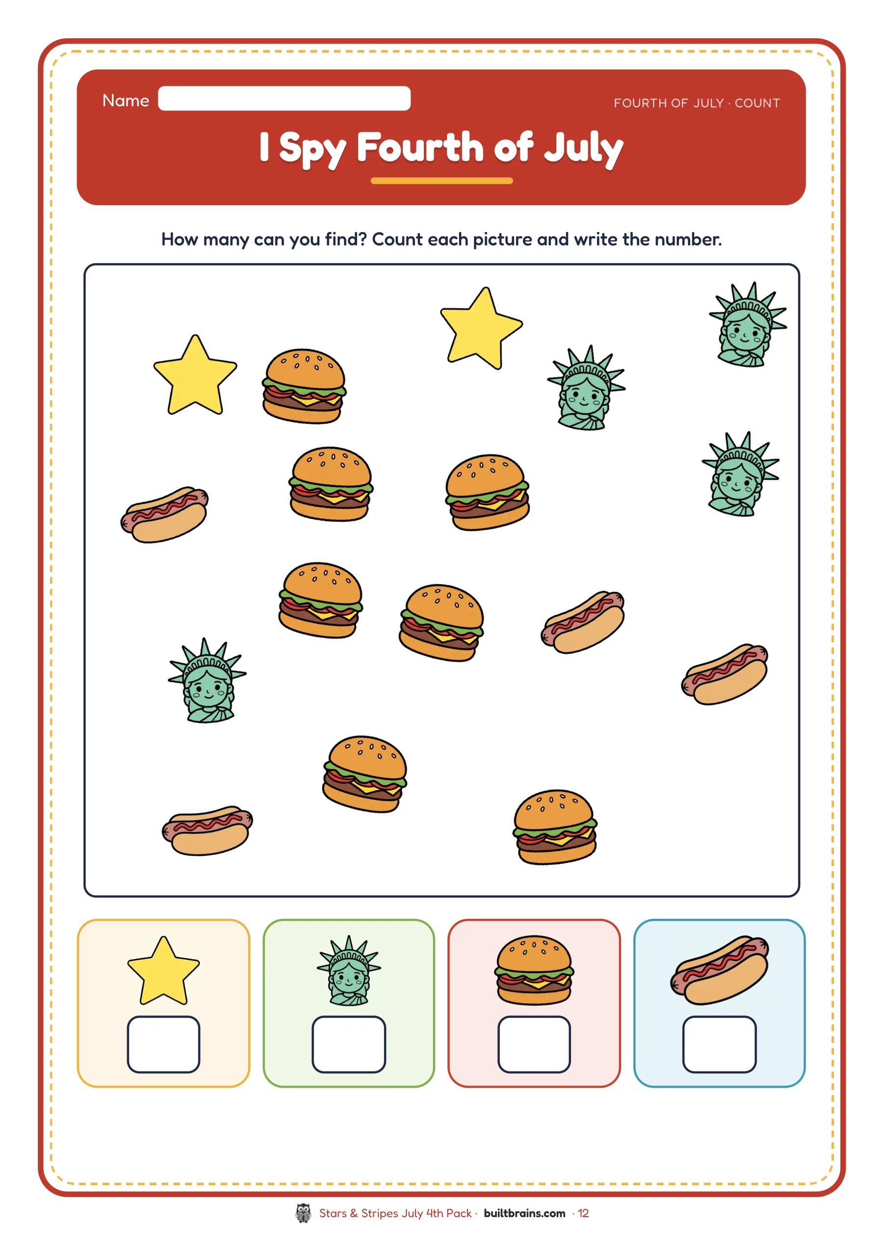 Stars & Stripes July 4th Pack — page preview 5