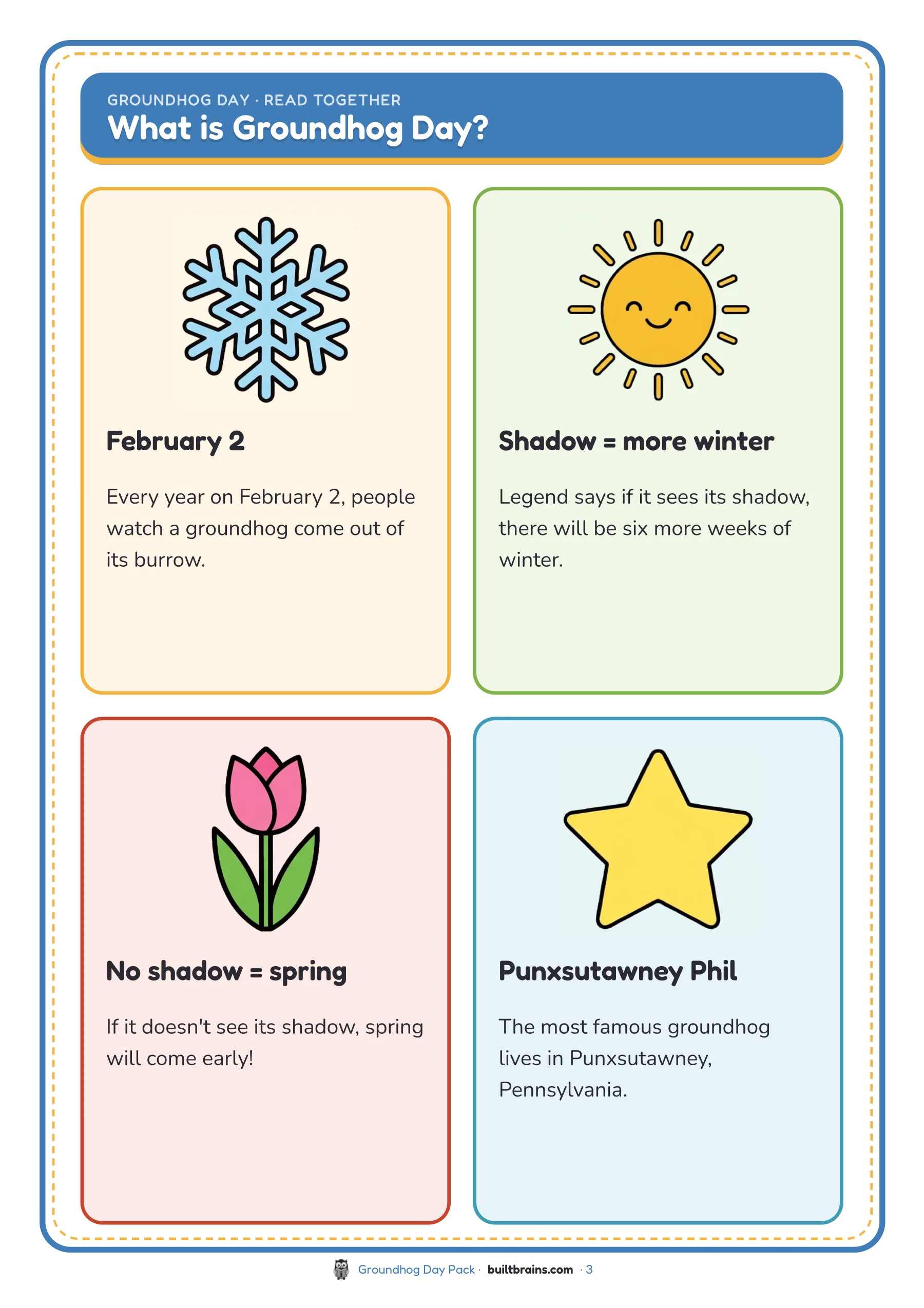 Groundhog Day Pack — page preview 1