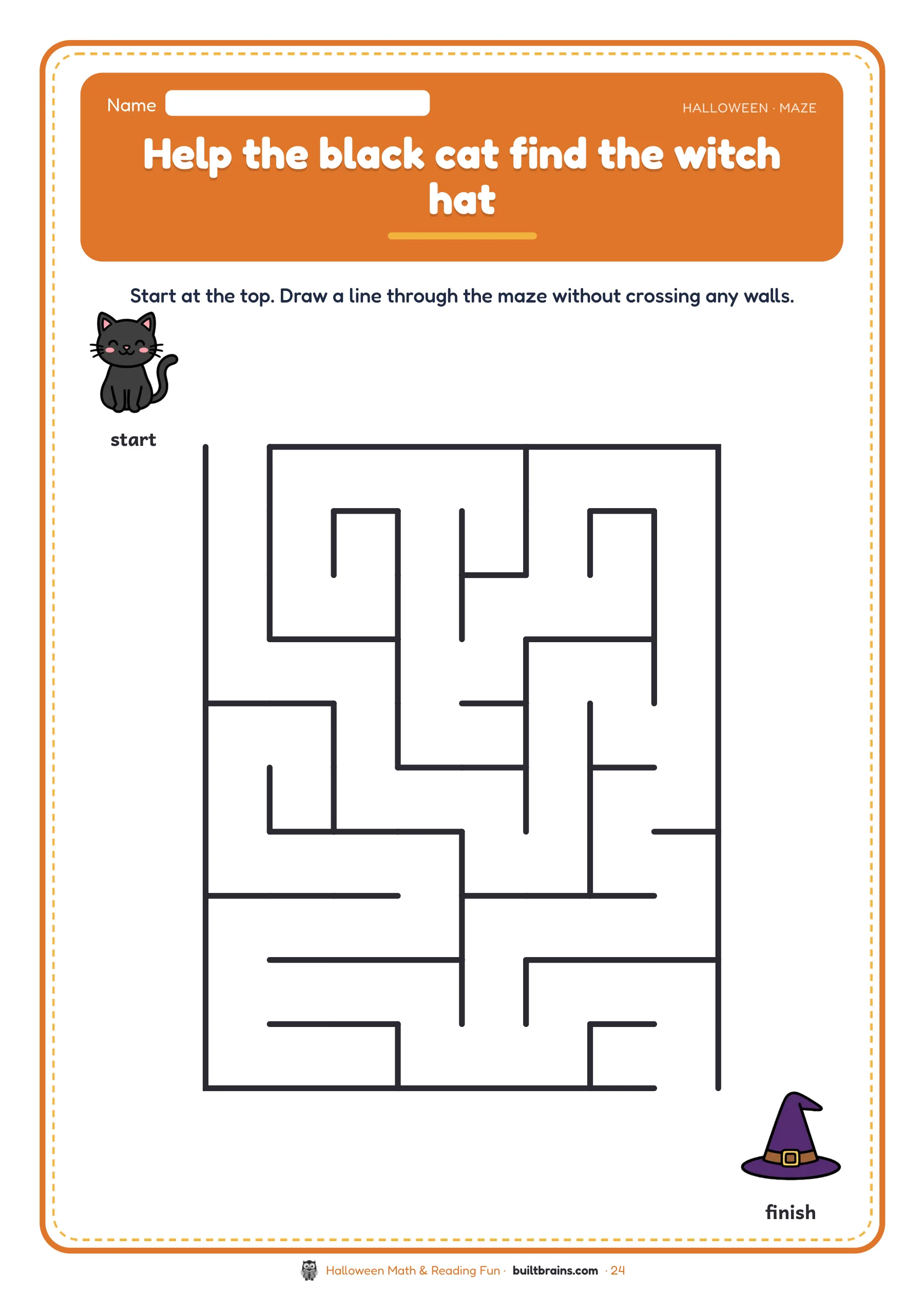 Halloween Math & Reading Fun — page preview 8