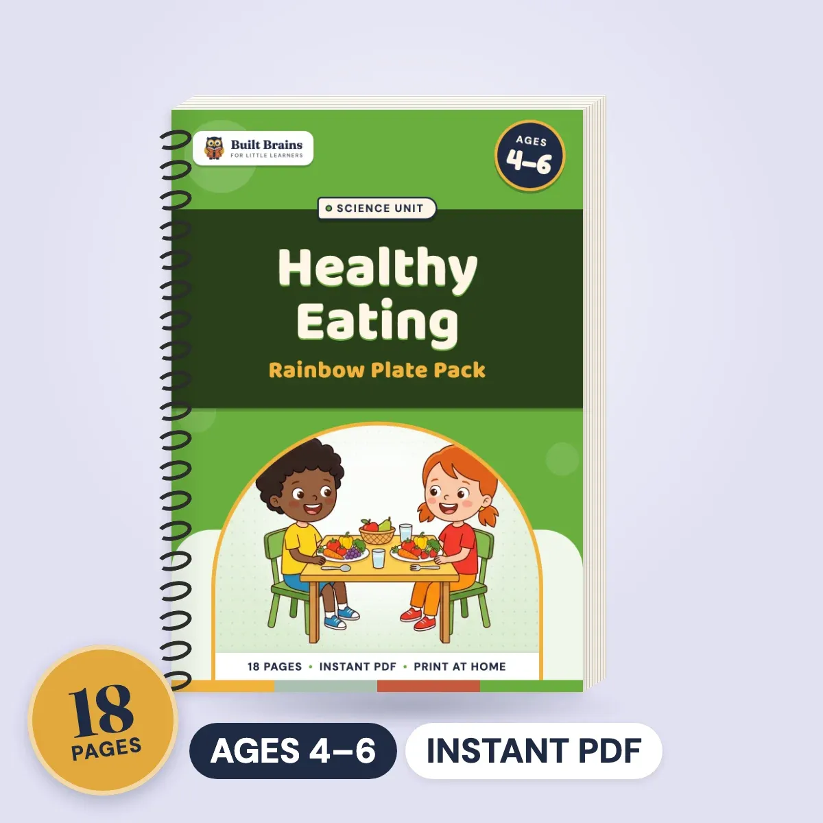 Rainbow Plate Healthy Eating Pack