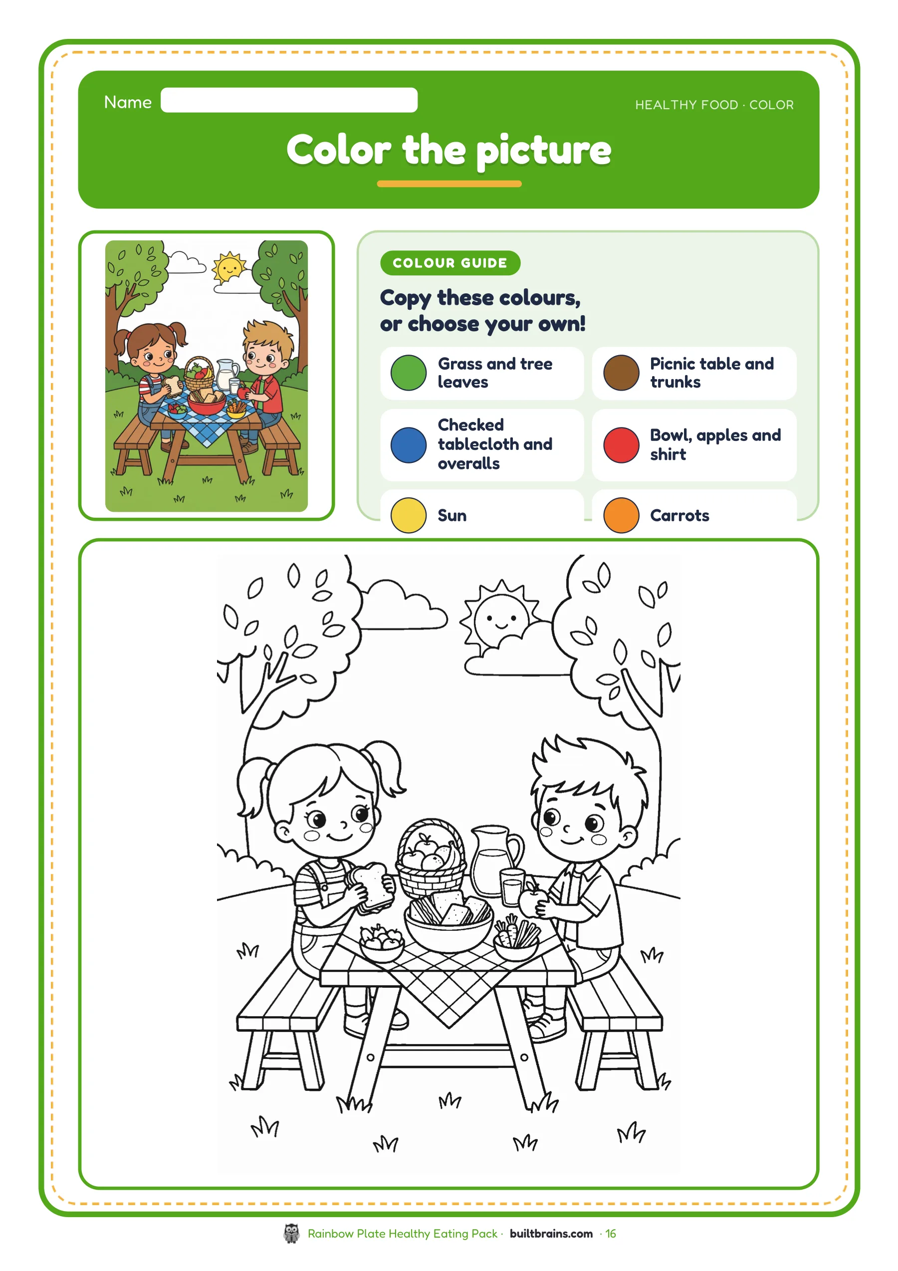 Rainbow Plate Healthy Eating Pack — page preview 8