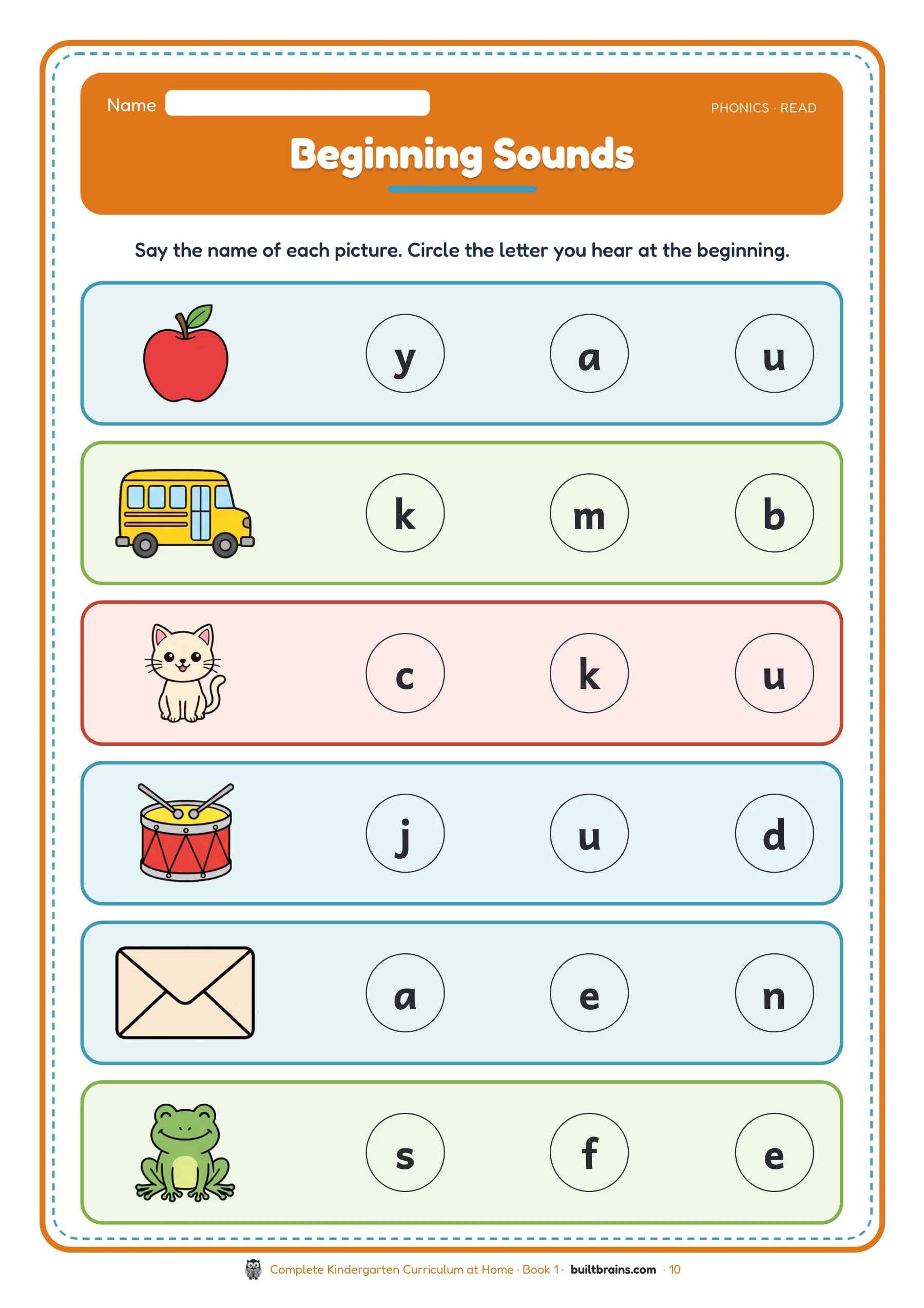 Complete Kindergarten Curriculum at Home — page preview 2