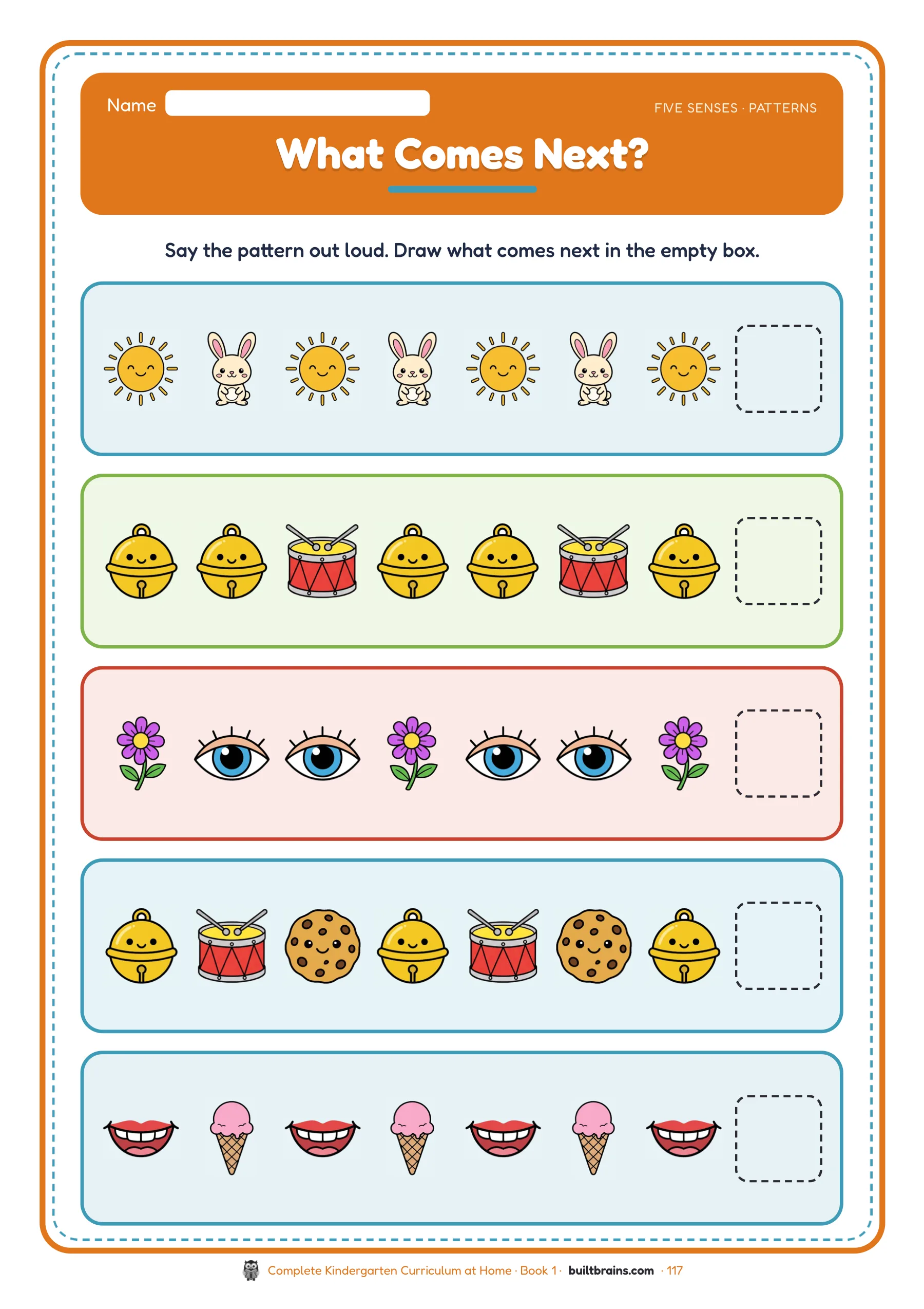 Complete Kindergarten Curriculum at Home — page preview 8