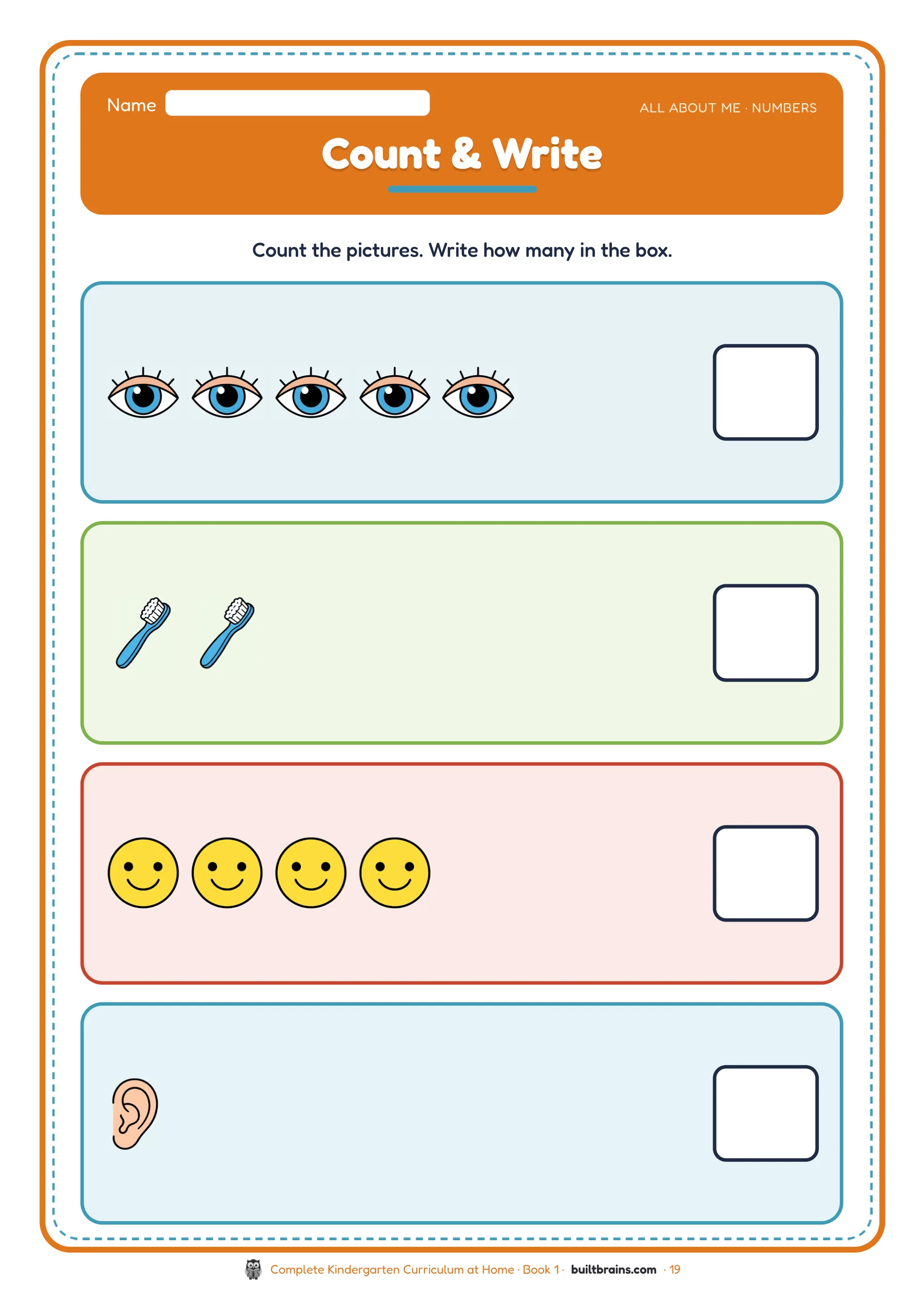 Complete Kindergarten Curriculum at Home — page preview 4