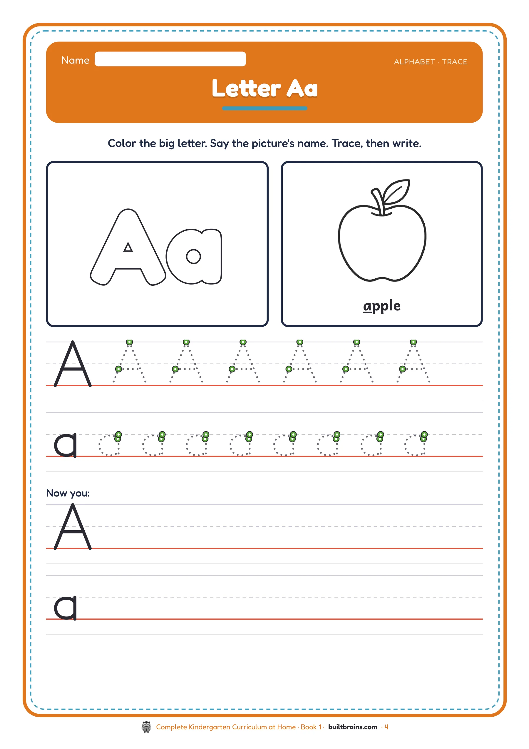 Complete Kindergarten Curriculum at Home — page preview 1