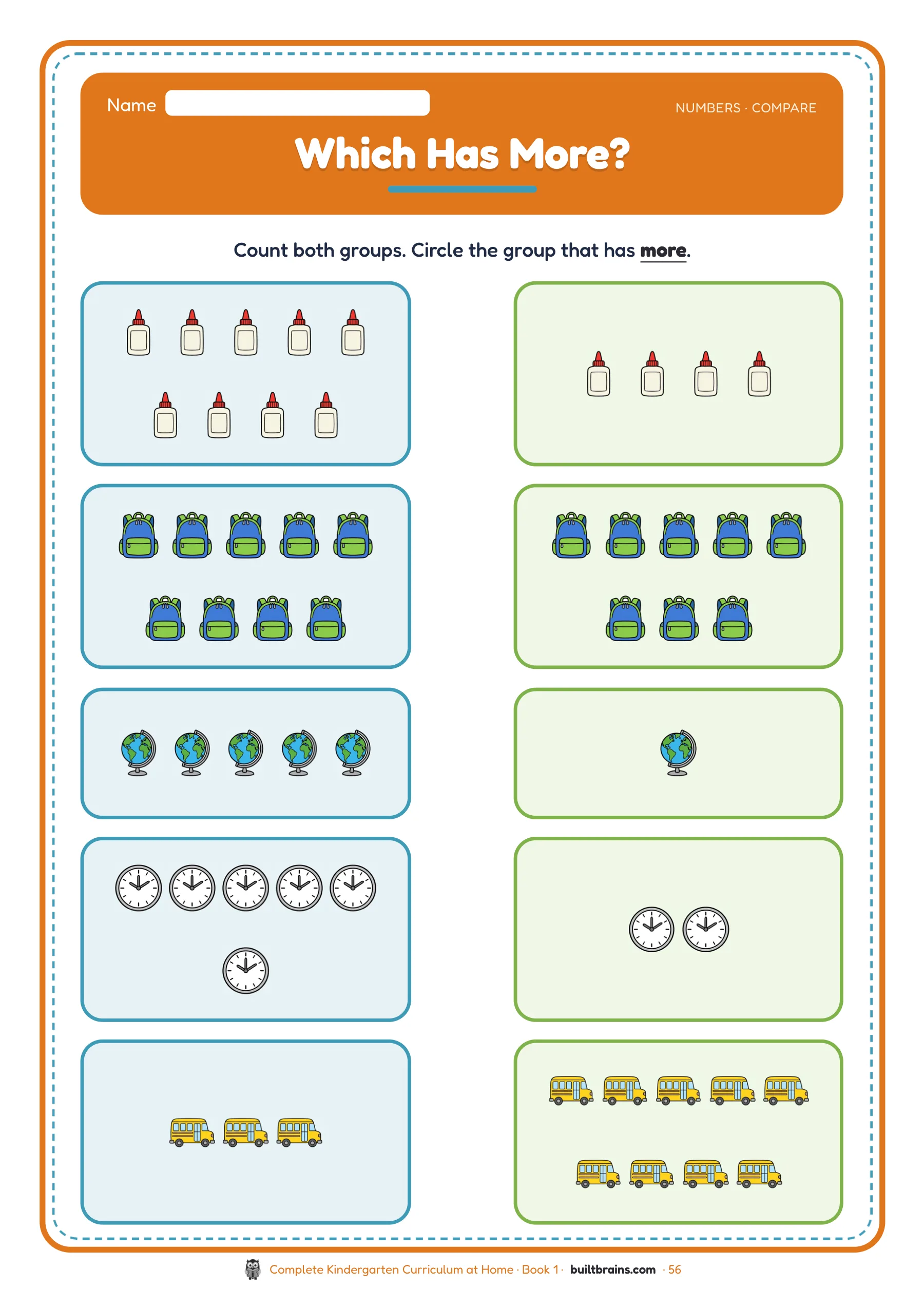 Complete Kindergarten Curriculum at Home — page preview 5
