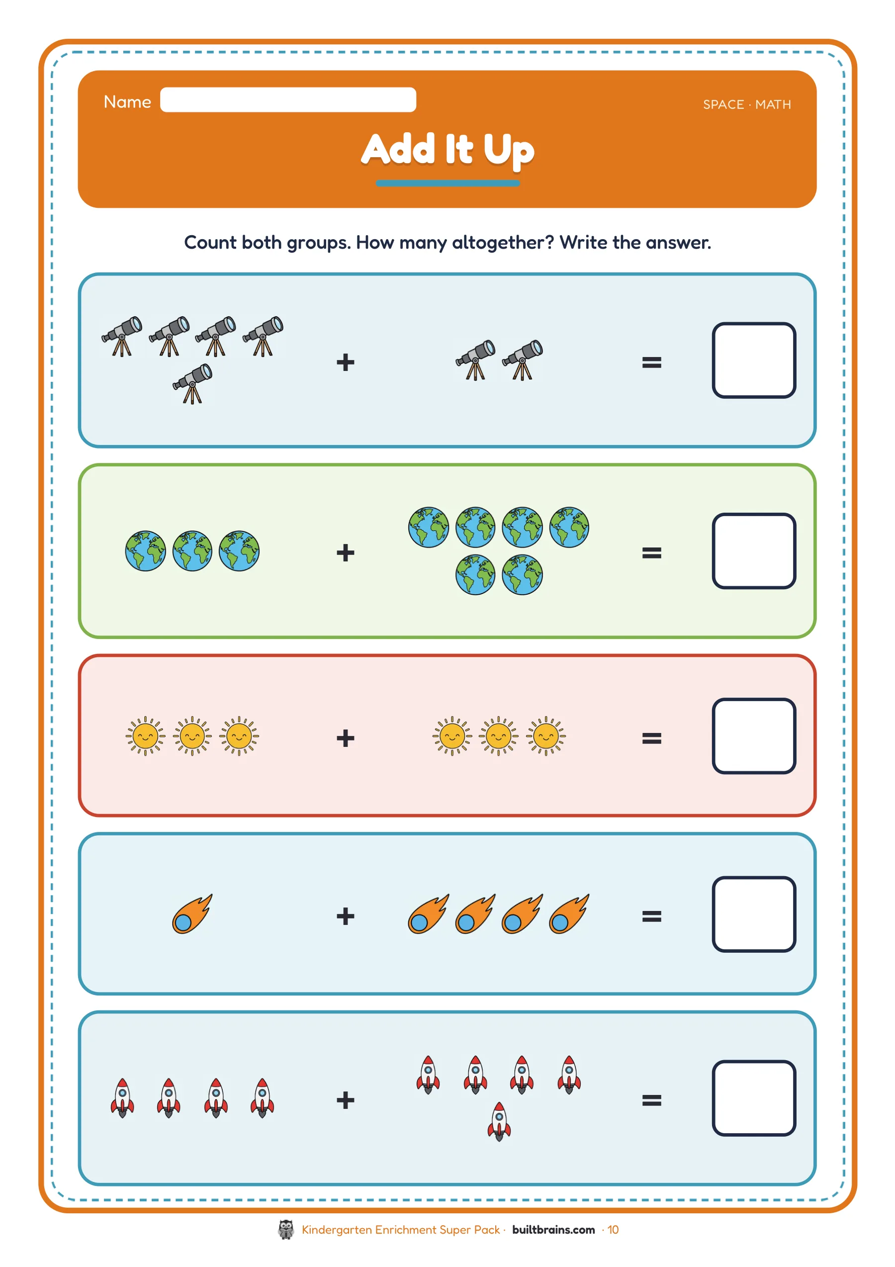 Kindergarten Enrichment Super Pack — page preview 8