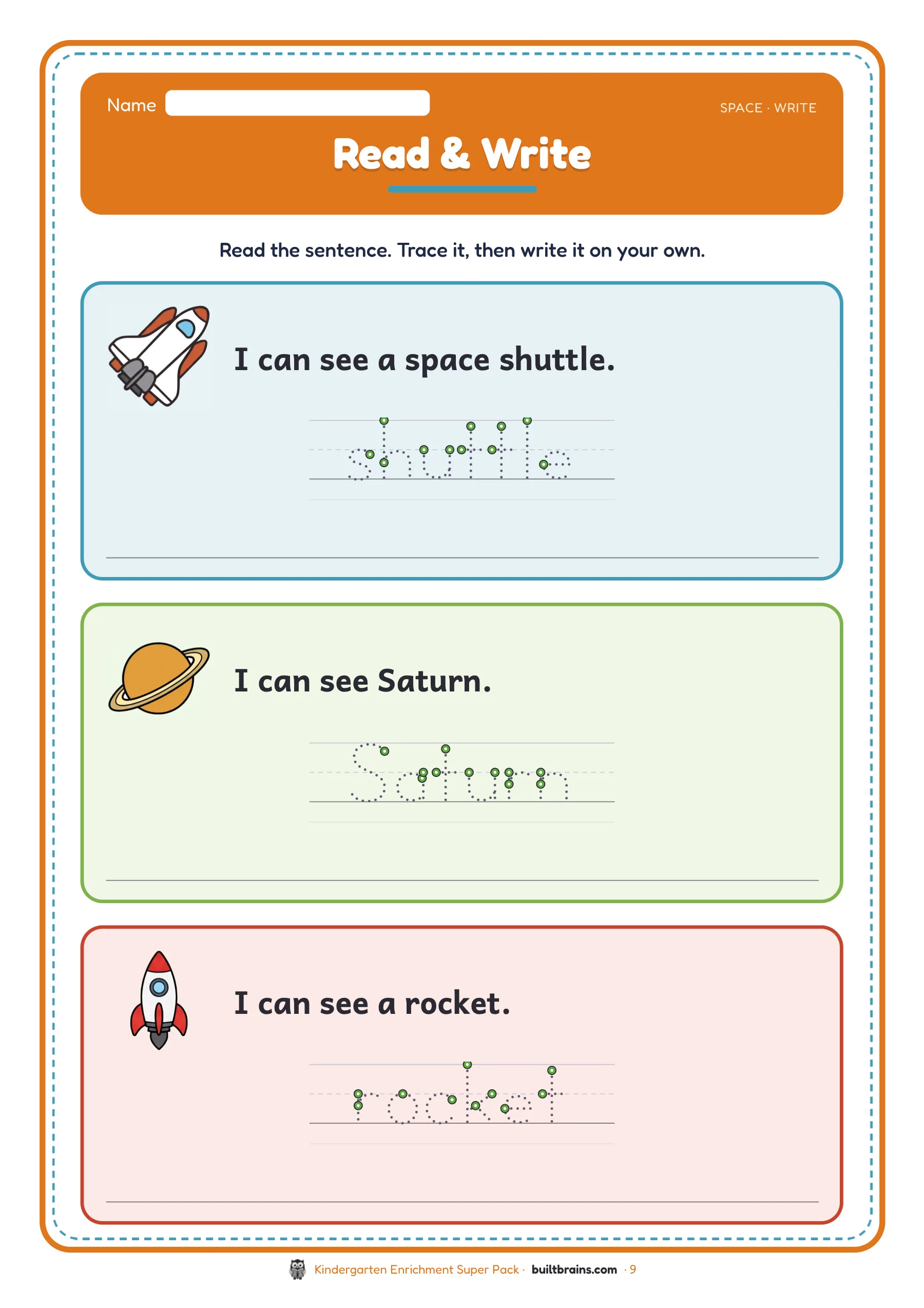 Kindergarten Enrichment Super Pack — page preview 7