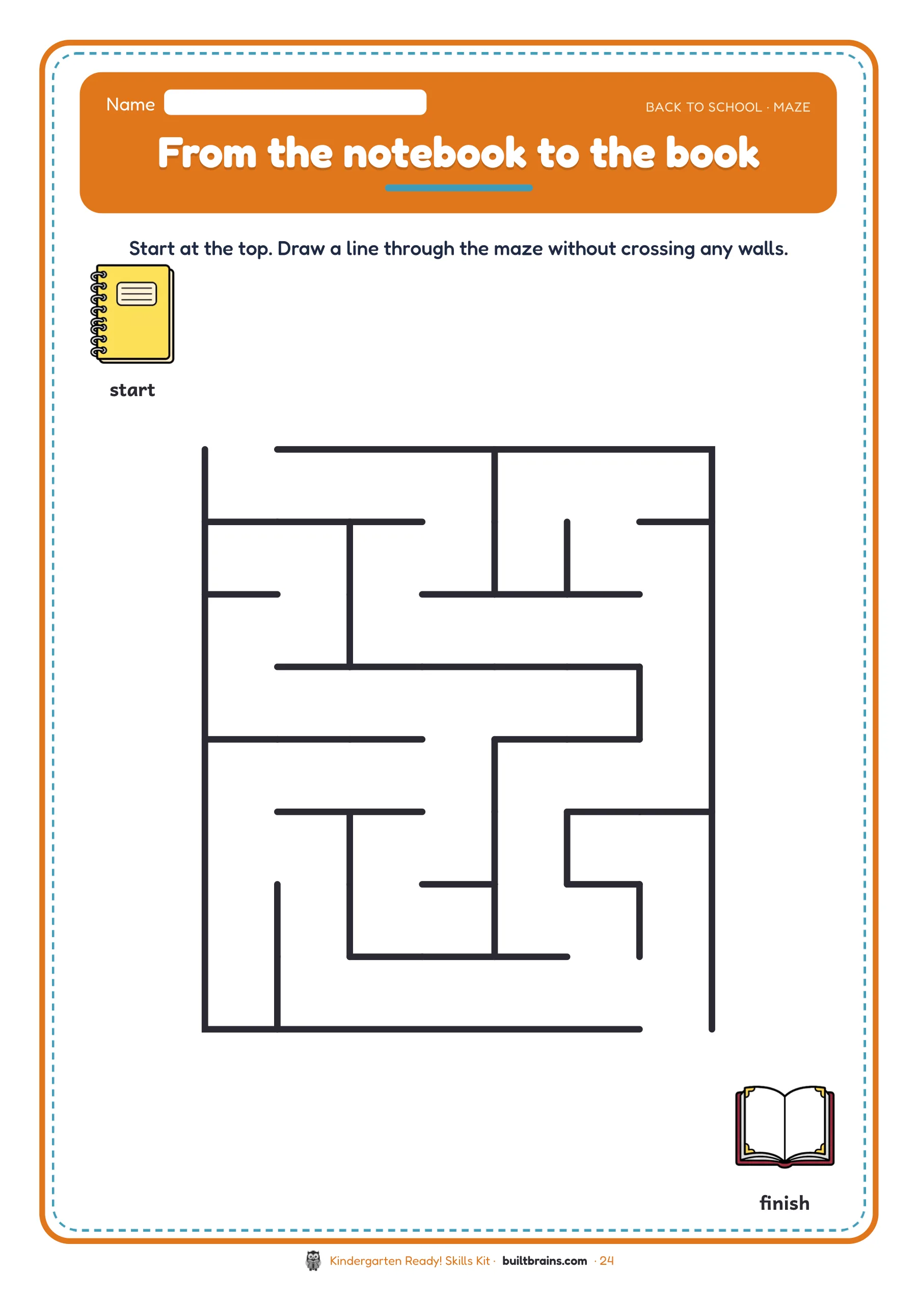 Kindergarten Ready! Skills Kit — page preview 7