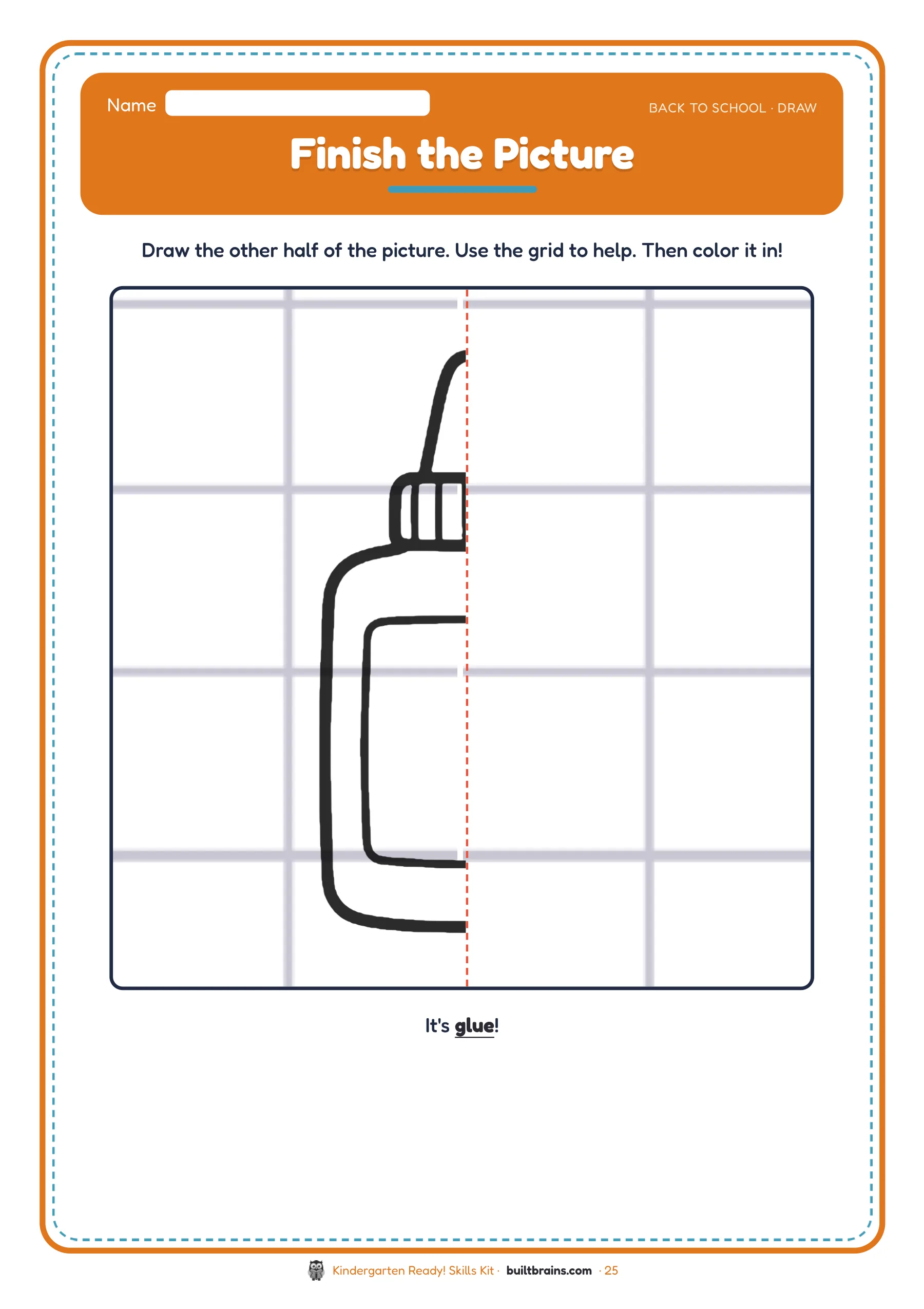 Kindergarten Ready! Skills Kit — page preview 8