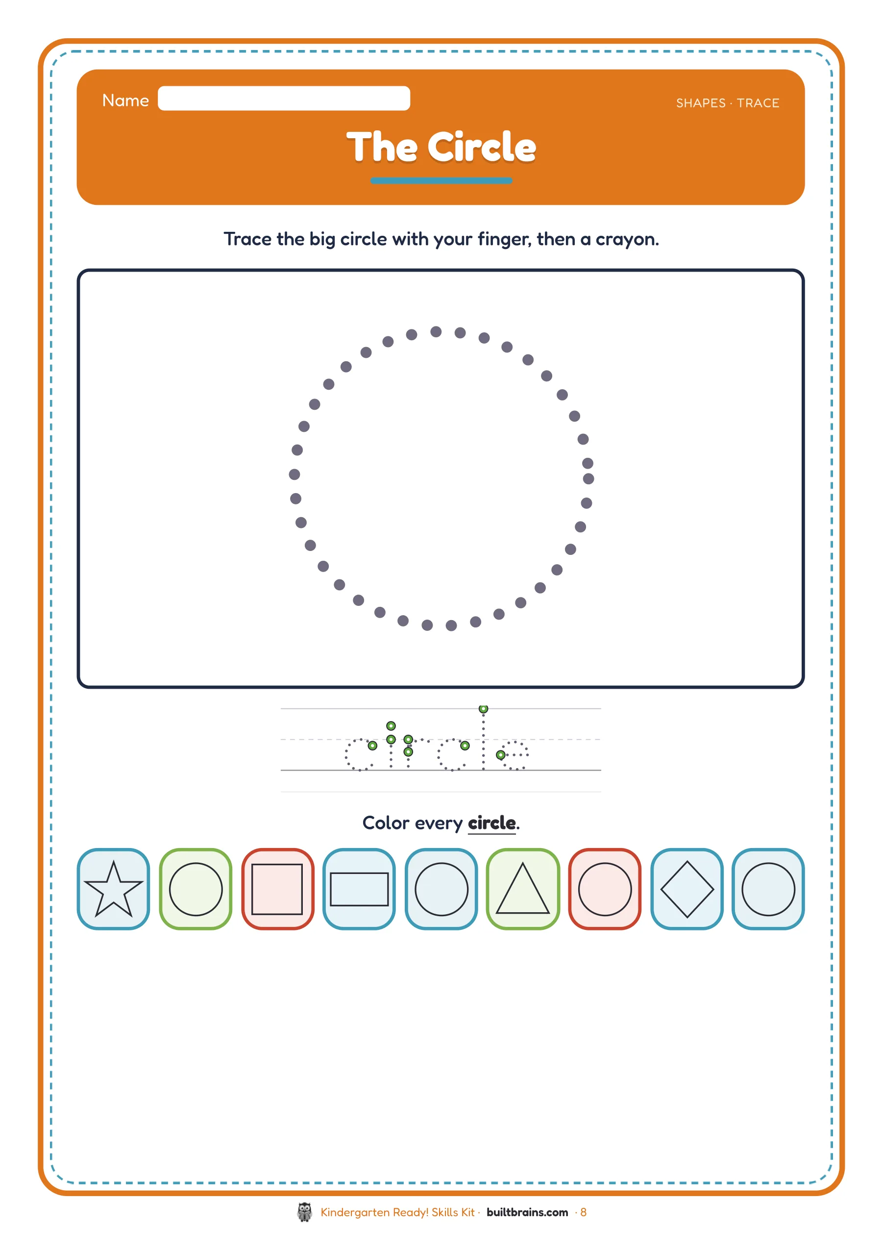 Kindergarten Ready! Skills Kit — page preview 1