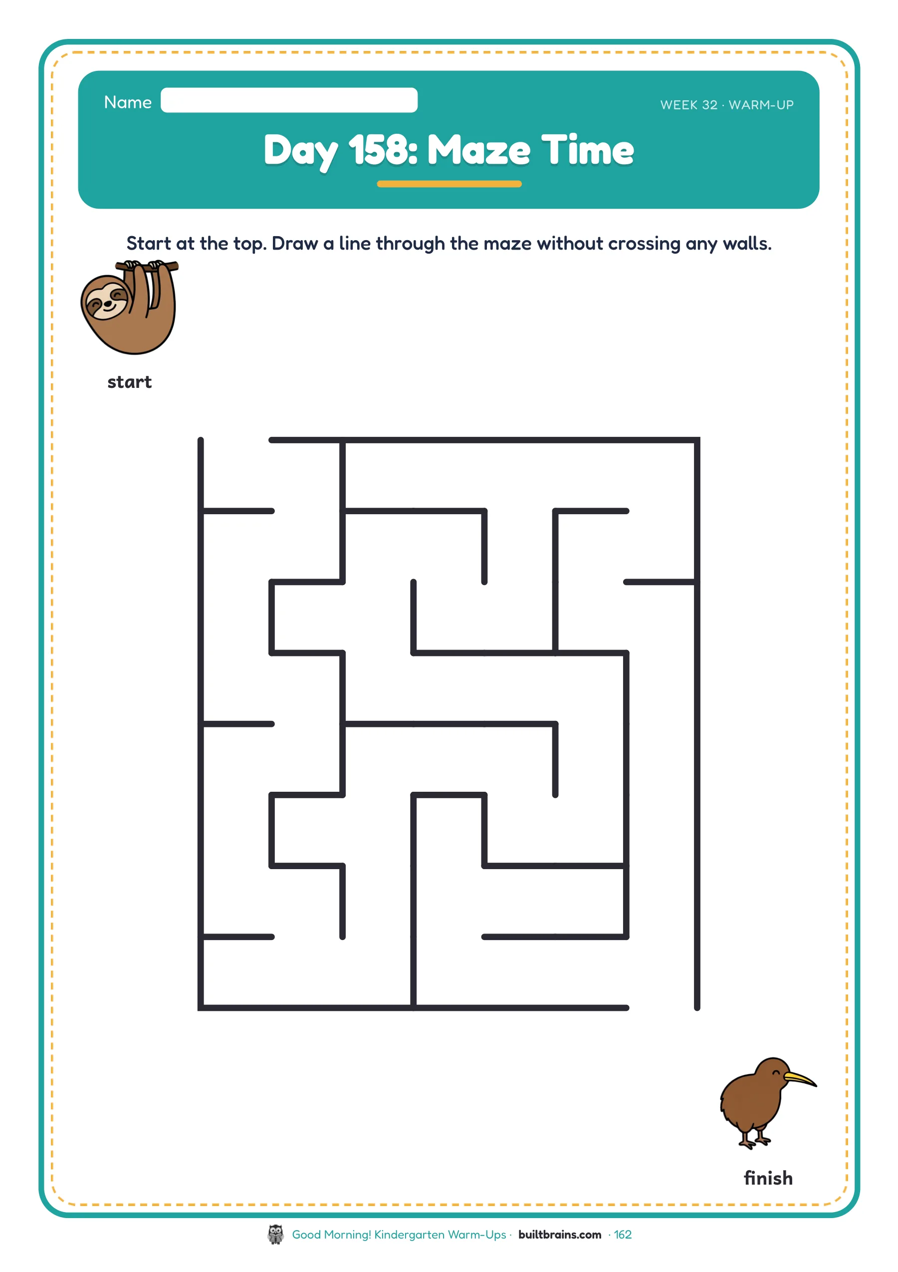 Good Morning! Kindergarten Warm-Ups — page preview 8
