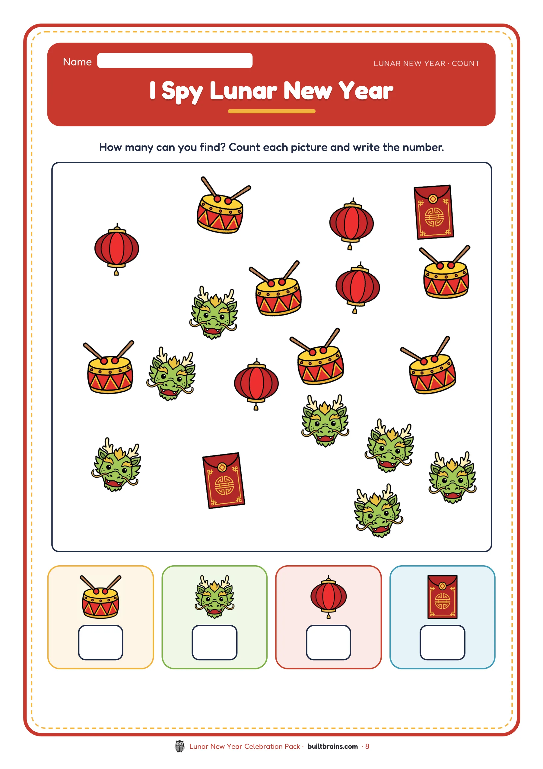 Lunar New Year Celebration Pack — page preview 3