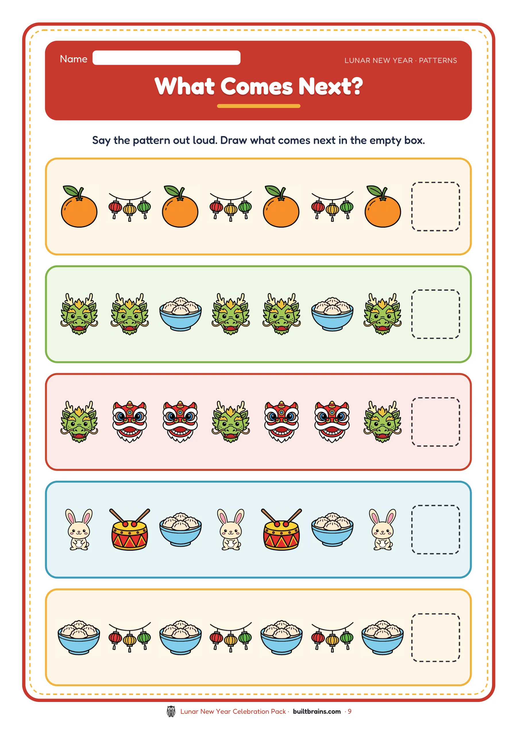 Lunar New Year Celebration Pack — page preview 4