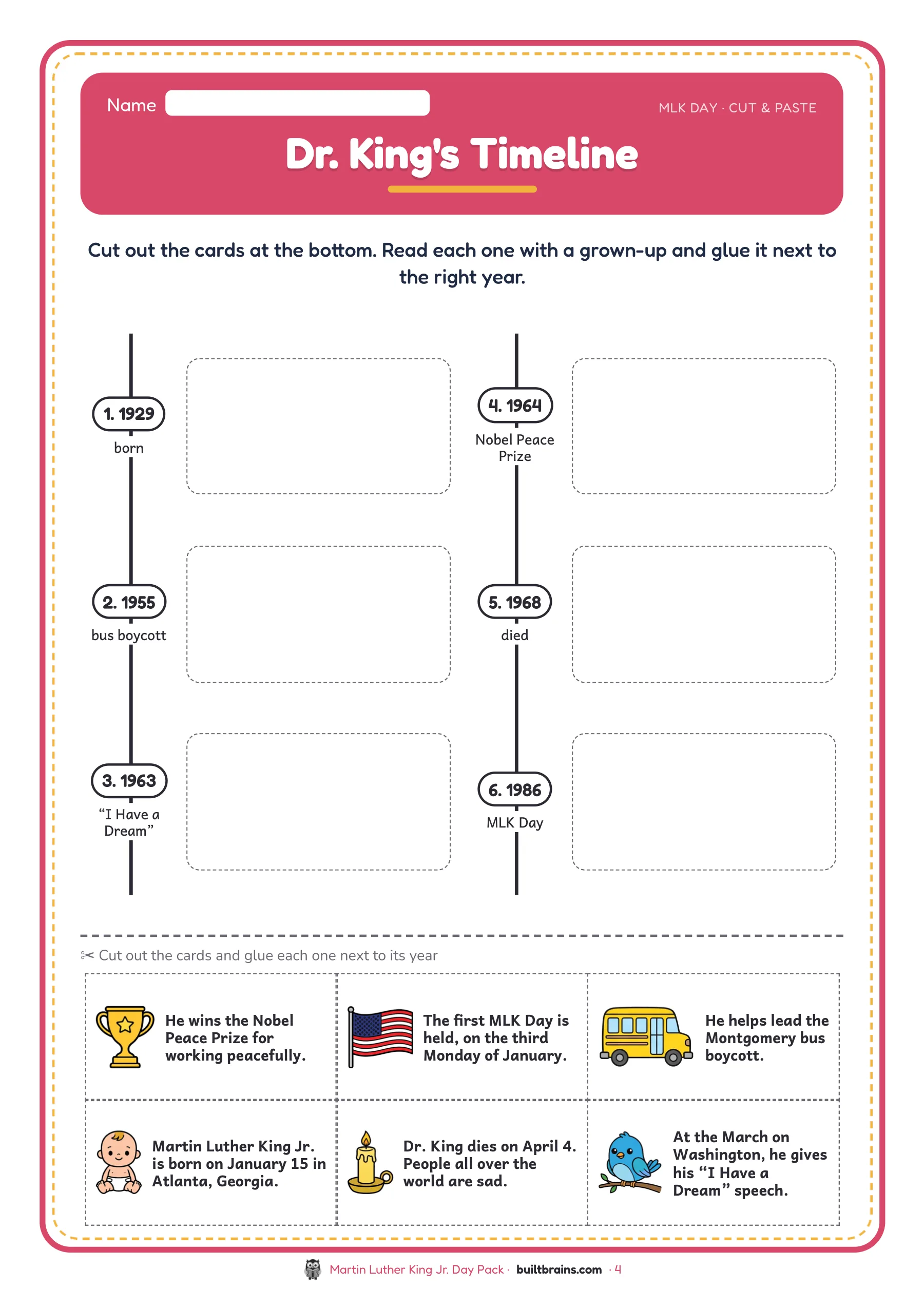 Martin Luther King Jr. Day Pack — page preview 2