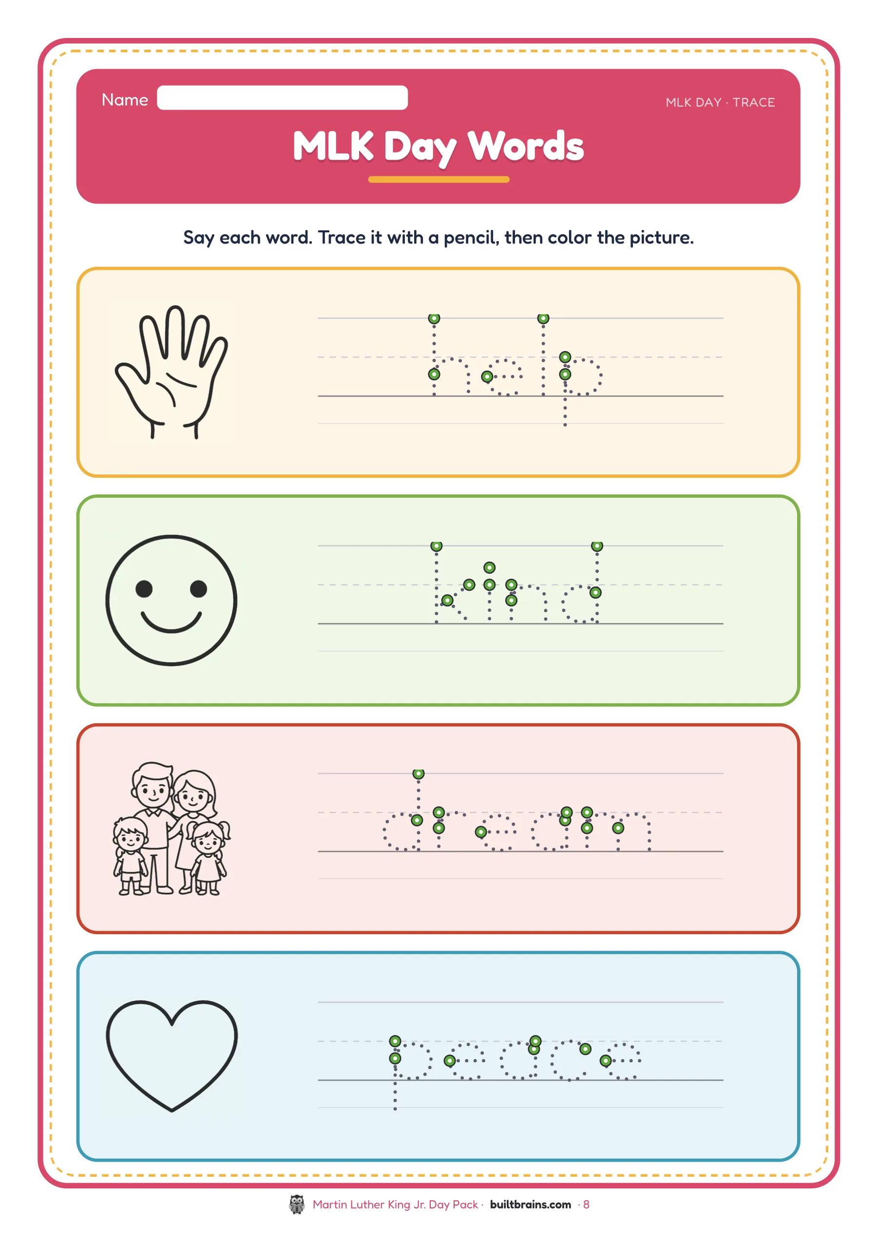 Martin Luther King Jr. Day Pack — page preview 6