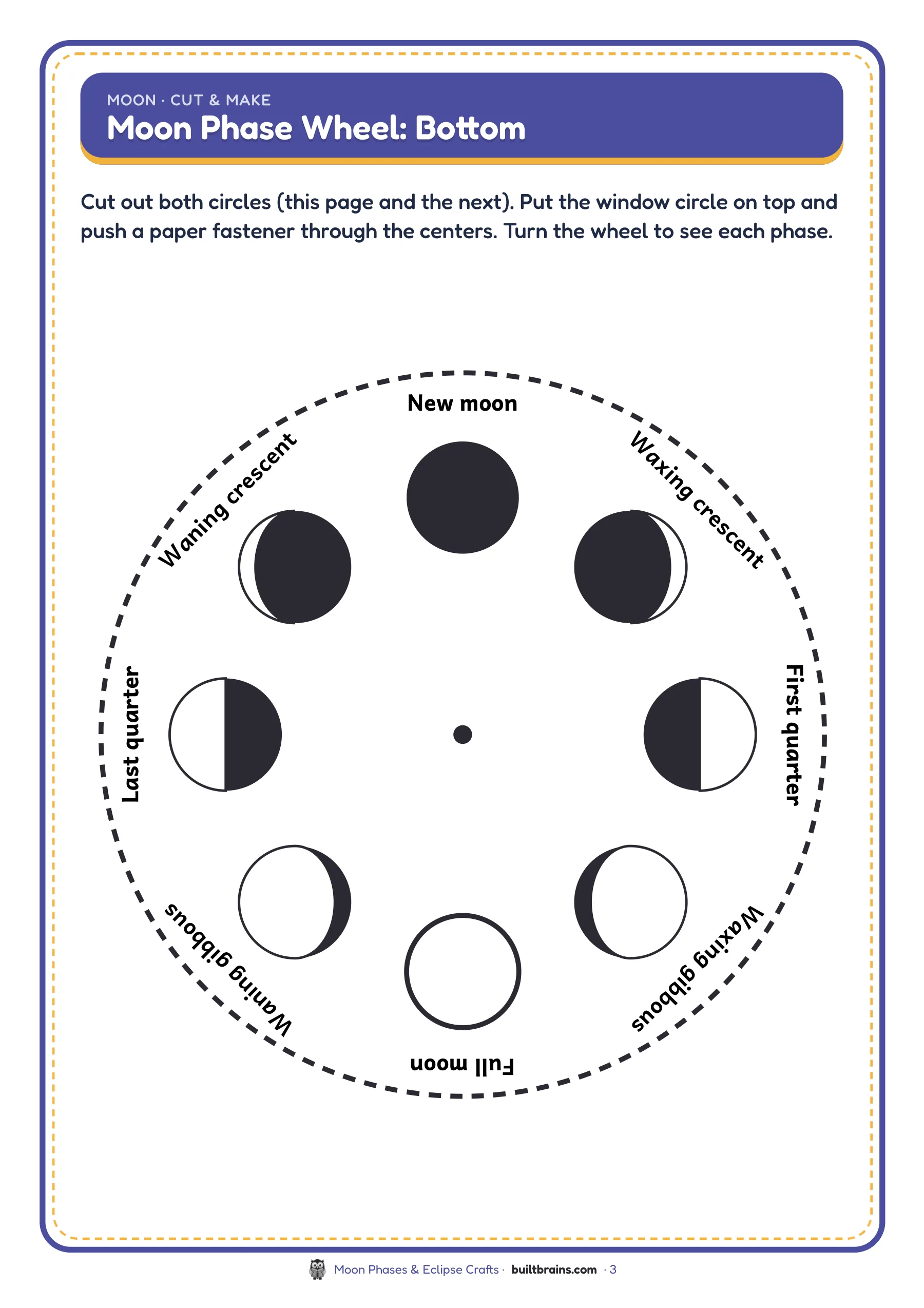 Moon Phases & Eclipse Crafts — page preview 1