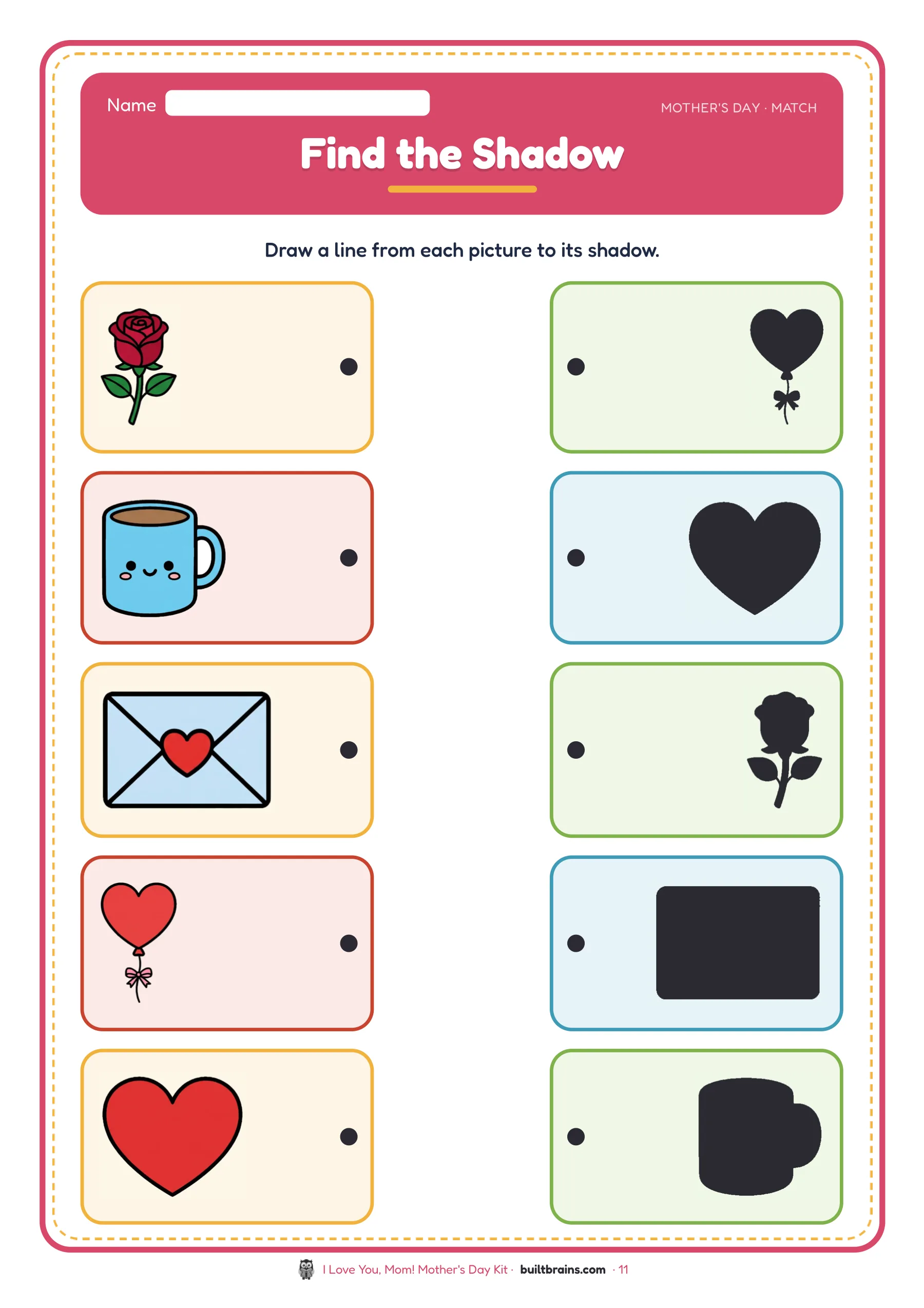 I Love You, Mom! Mother's Day Kit — page preview 7