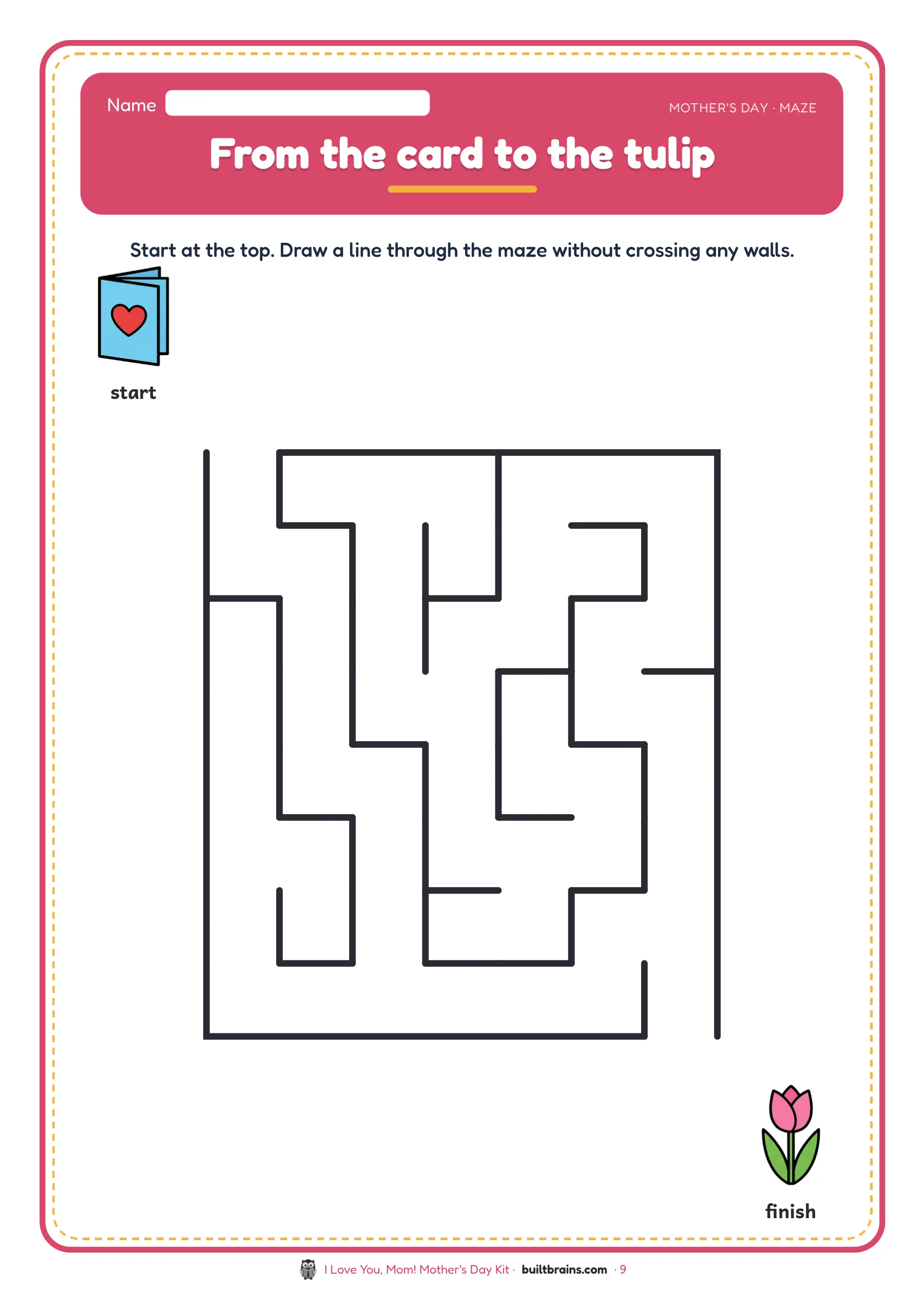 I Love You, Mom! Mother's Day Kit — page preview 5