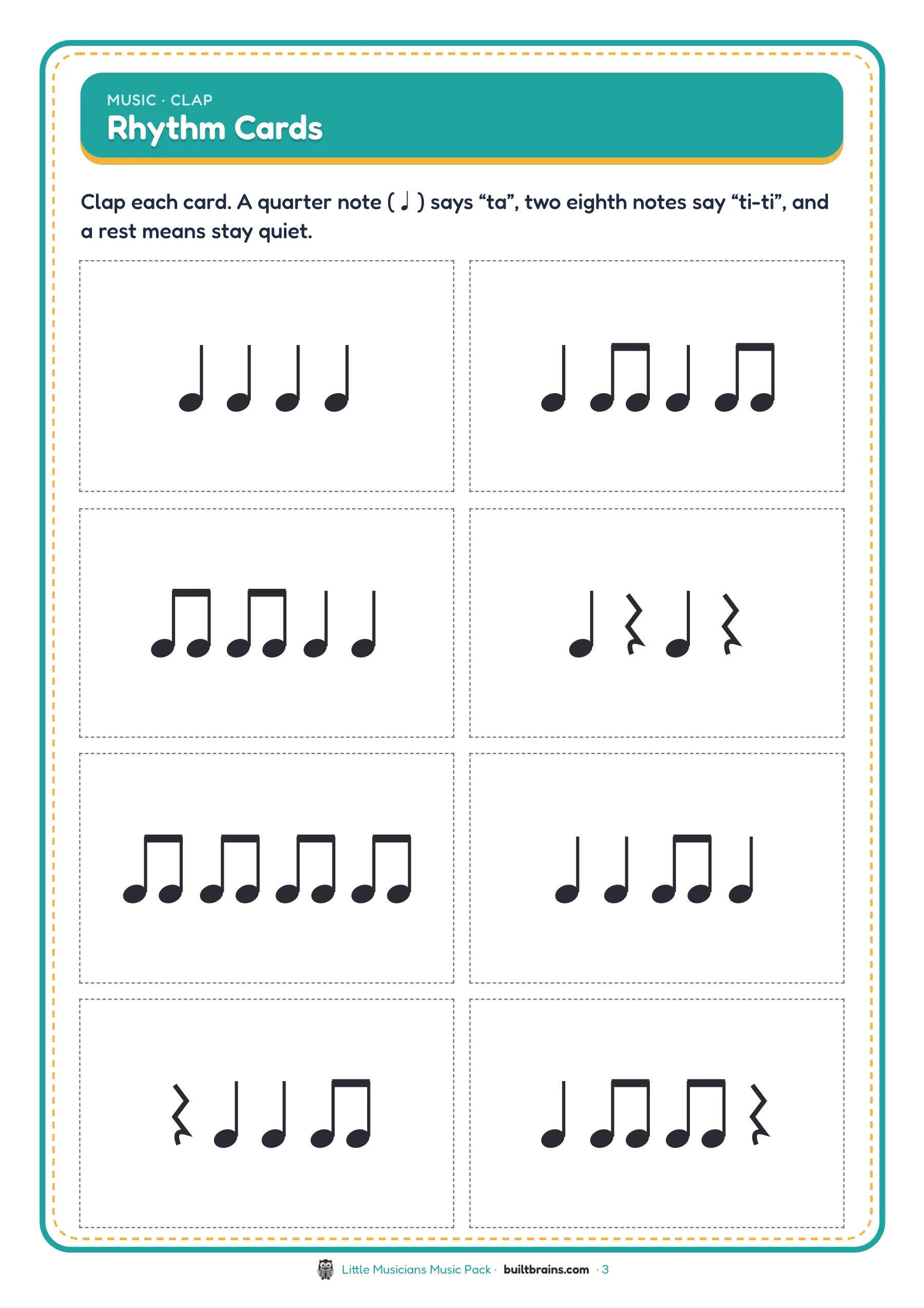 Little Musicians Music Pack — page preview 1
