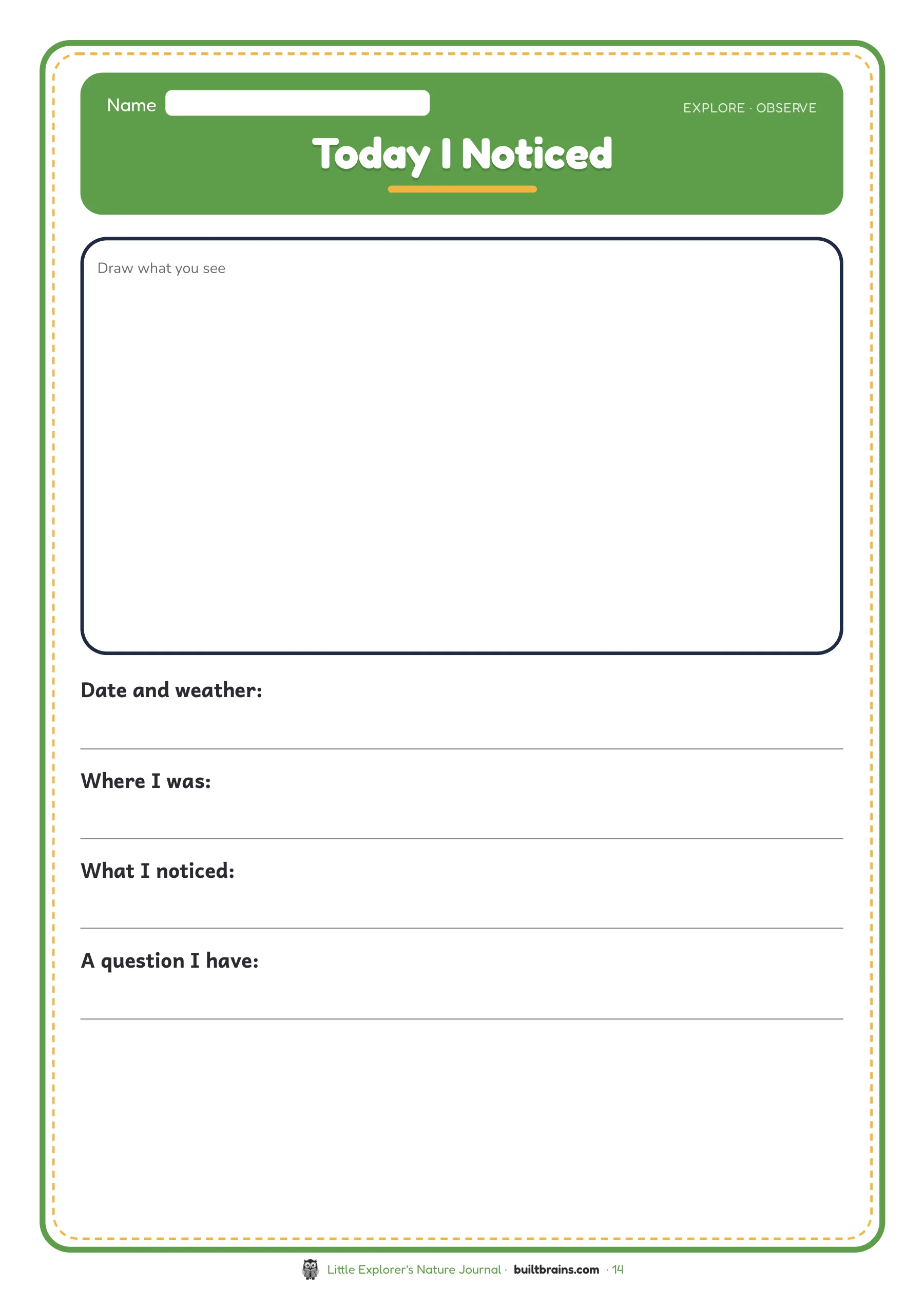 Little Explorer's Nature Journal — page preview 7