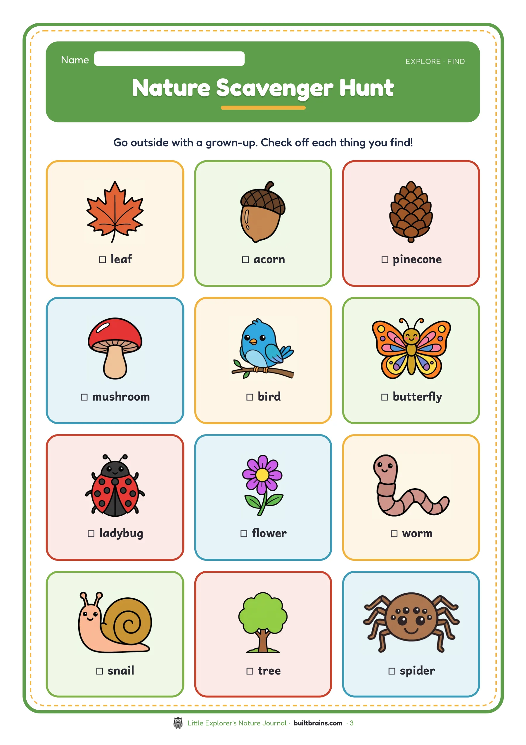 Little Explorer's Nature Journal — page preview 1