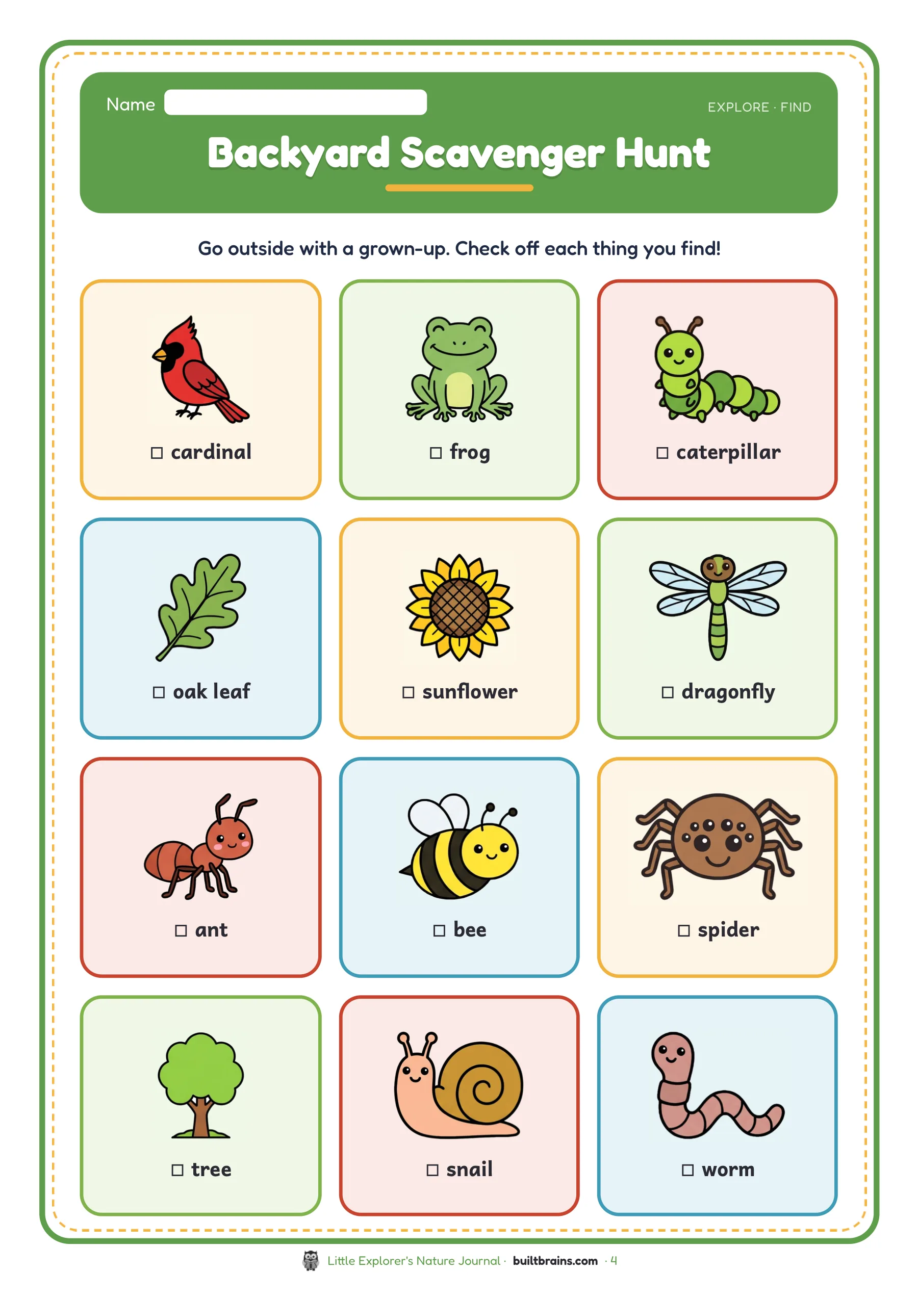 Little Explorer's Nature Journal — page preview 2