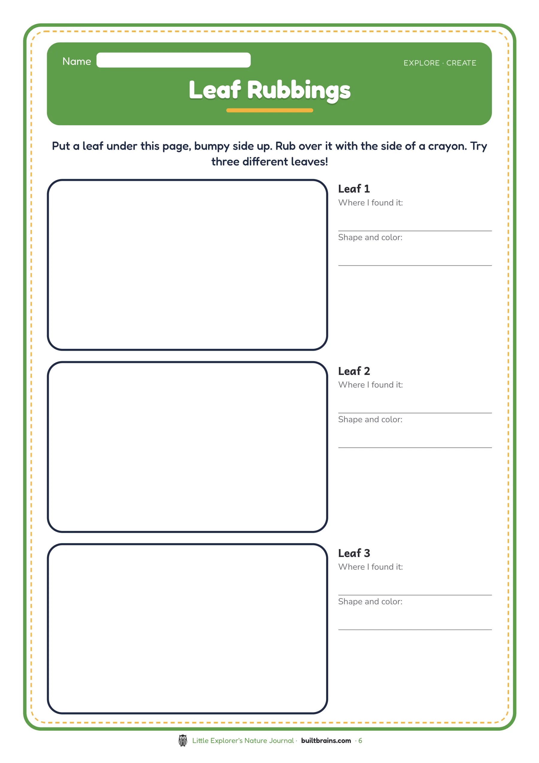 Little Explorer's Nature Journal — page preview 3
