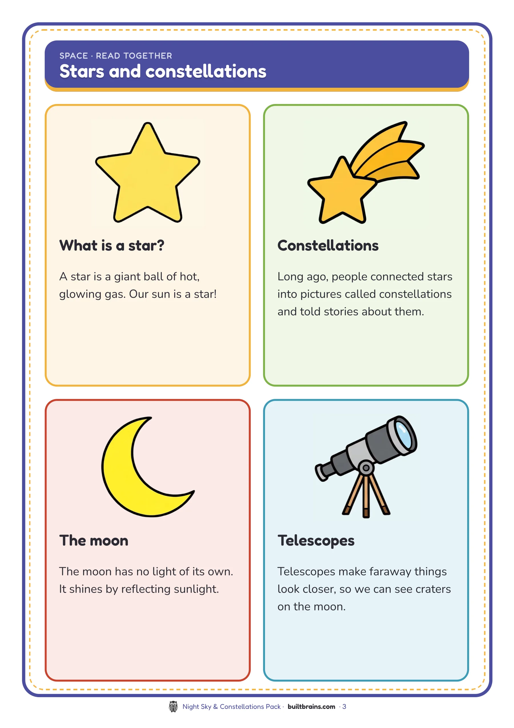 Night Sky & Constellations Pack — page preview 1