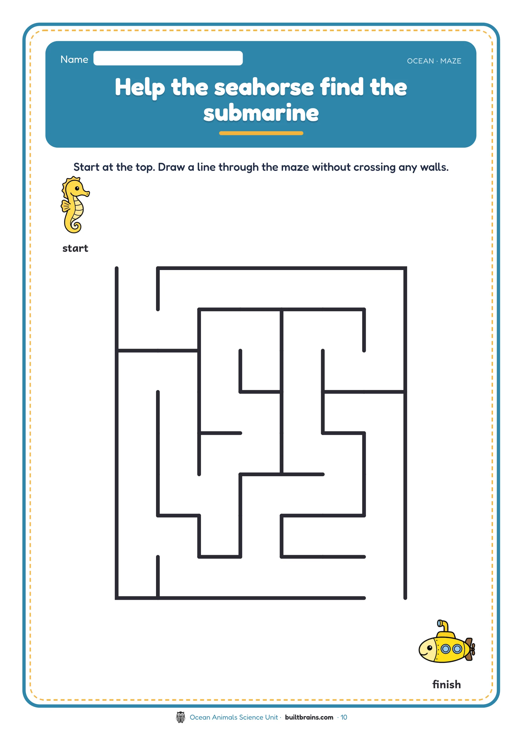 Ocean Animals Science Unit — page preview 5