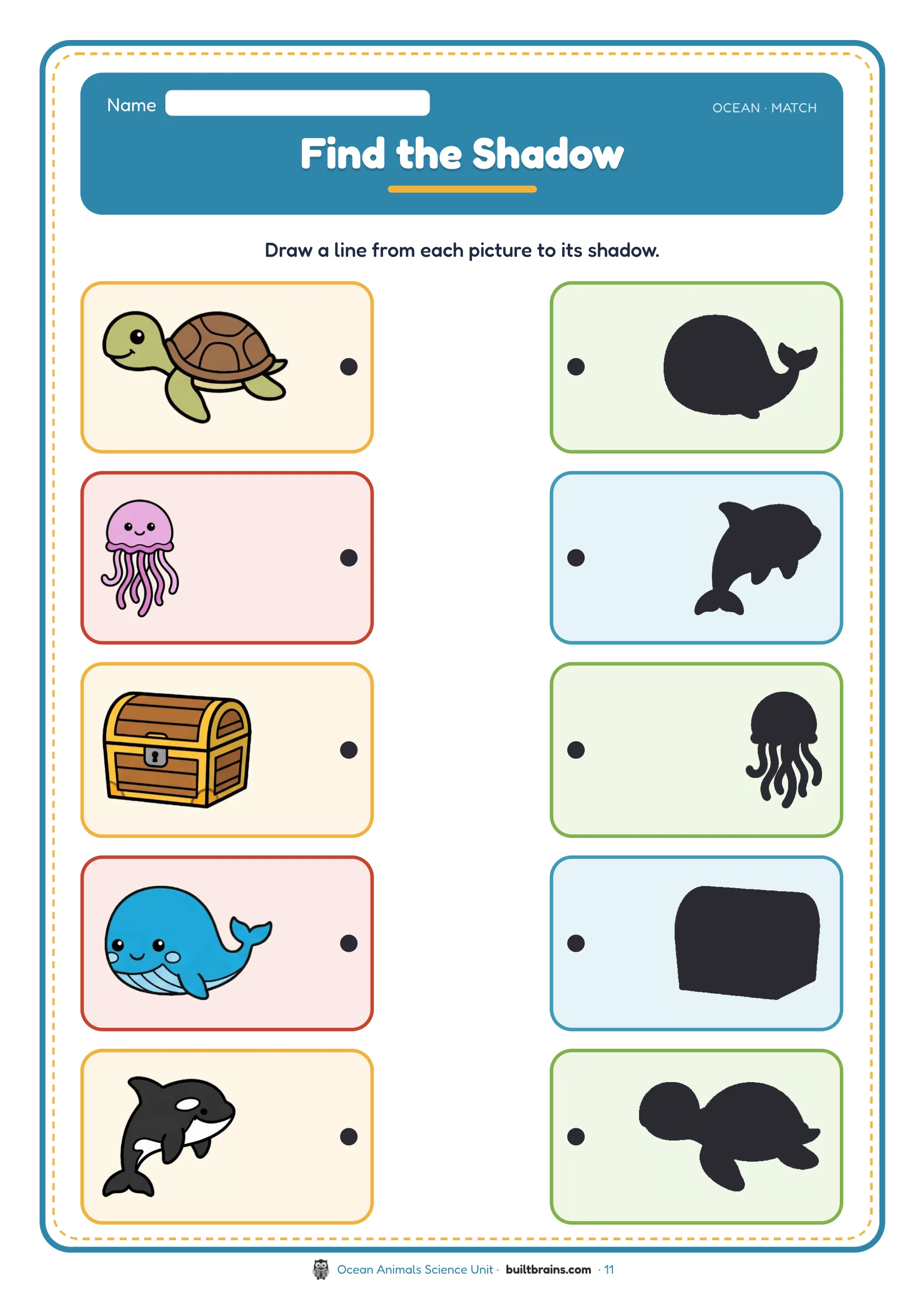 Ocean Animals Science Unit — page preview 6