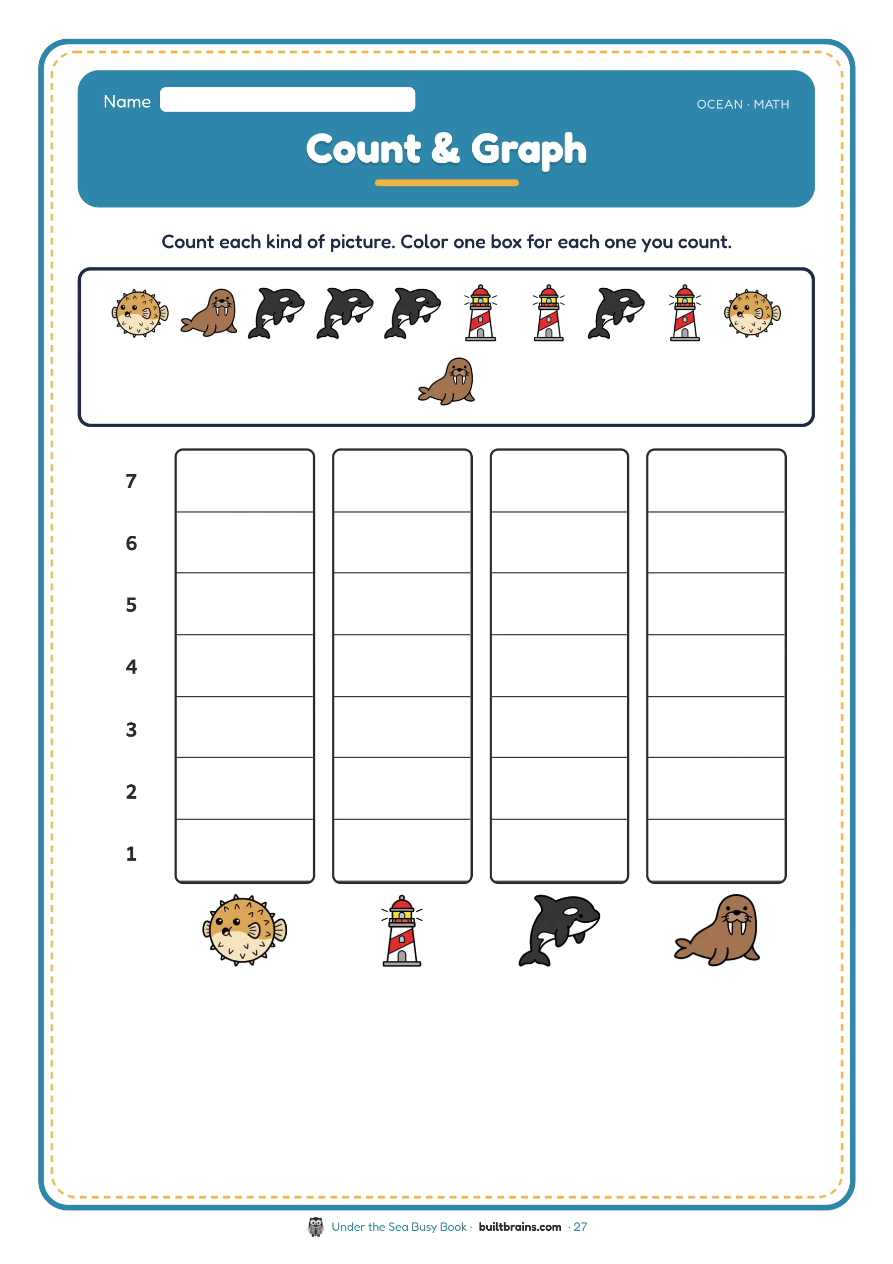 Under the Sea Busy Book — page preview 8