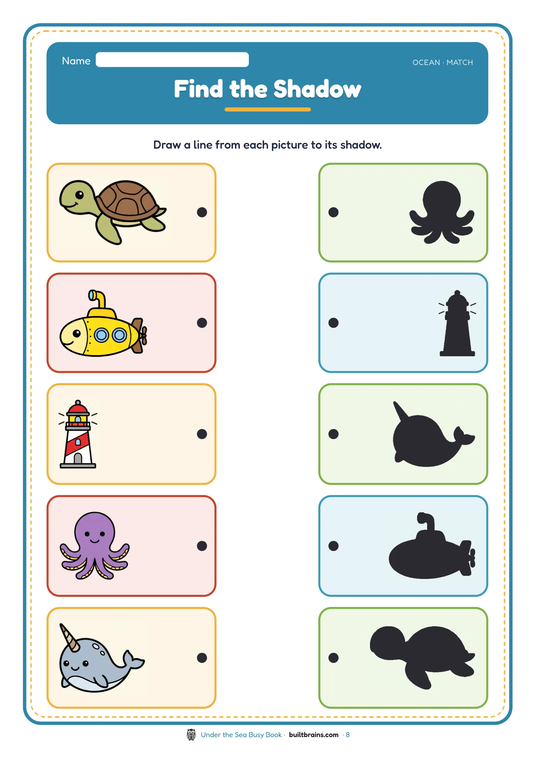 Under the Sea Busy Book — page preview 4