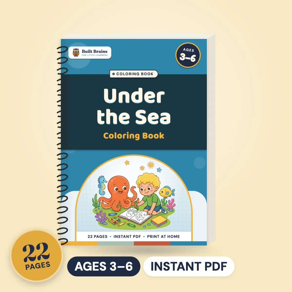 Under the Sea Coloring Book