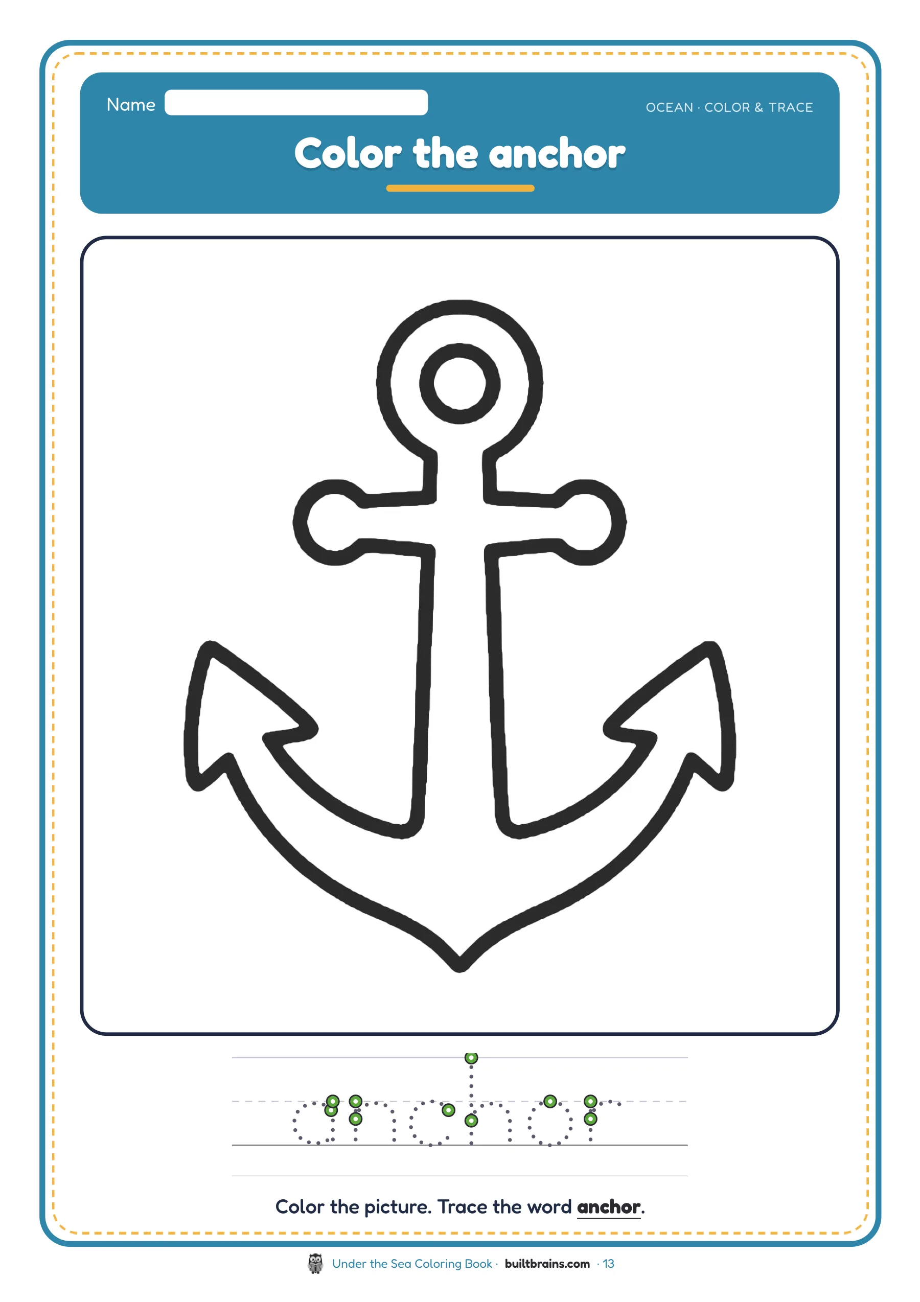Under the Sea Coloring Book — page preview 7