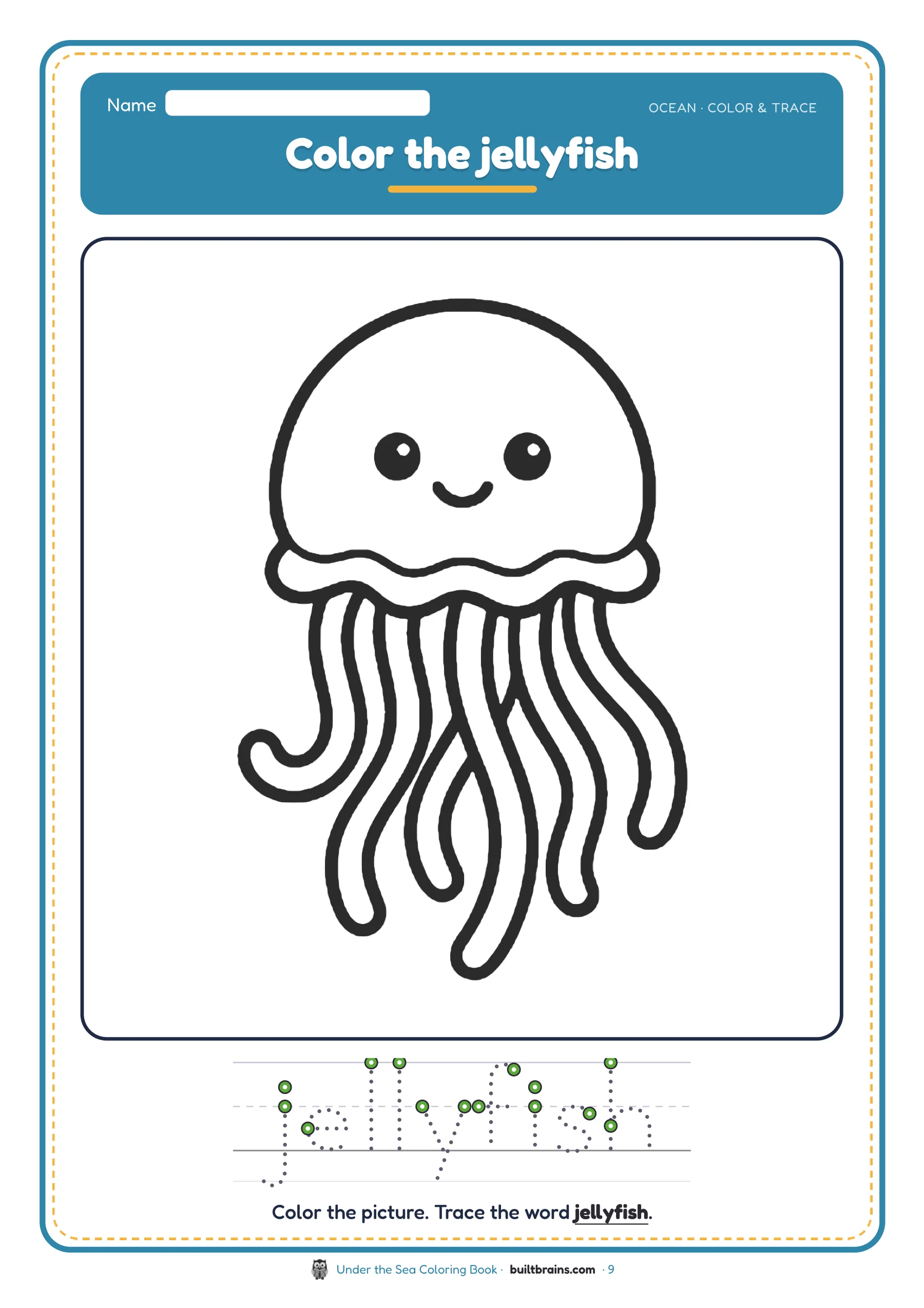 Under the Sea Coloring Book — page preview 5