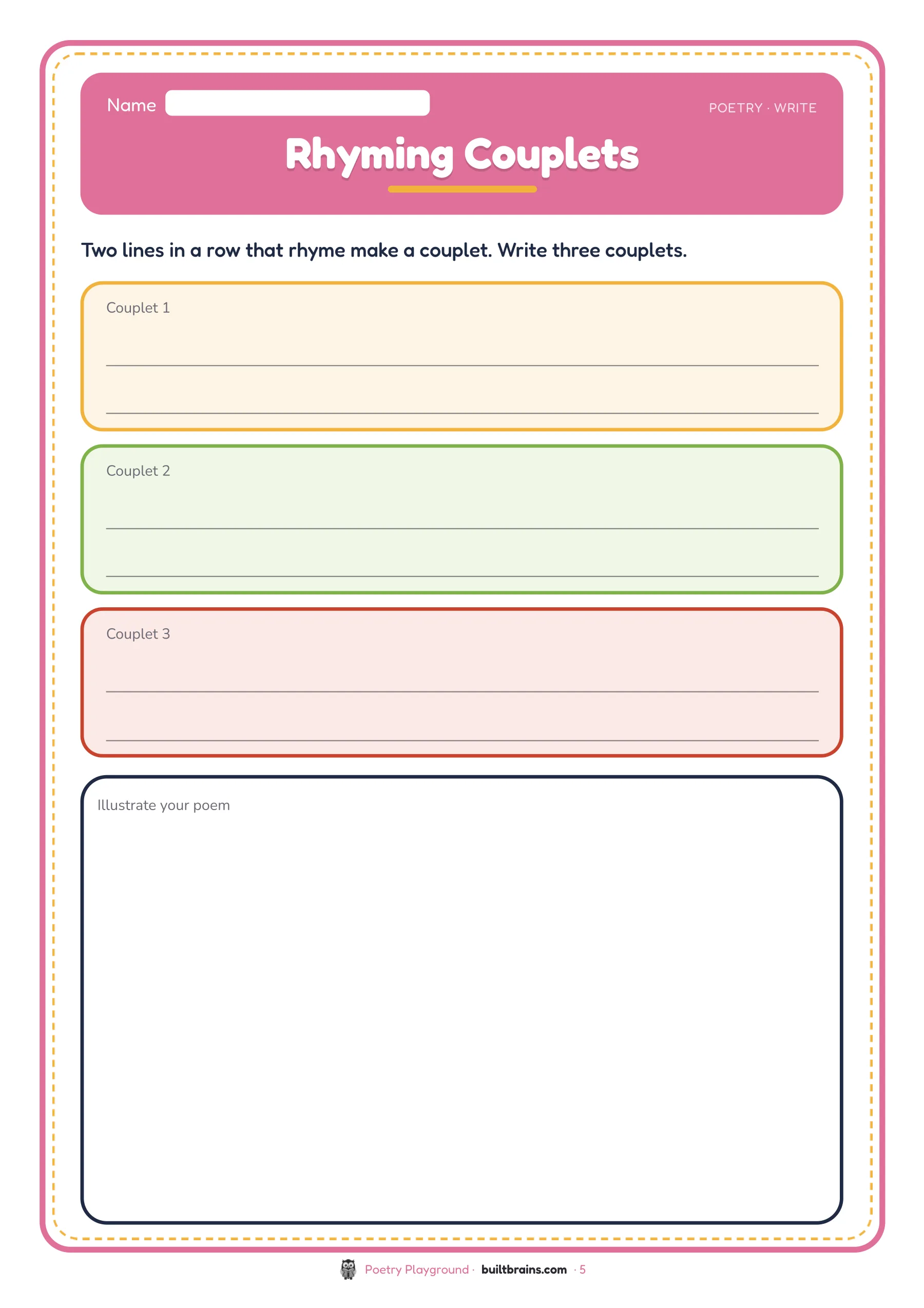 Poetry Playground — page preview 3