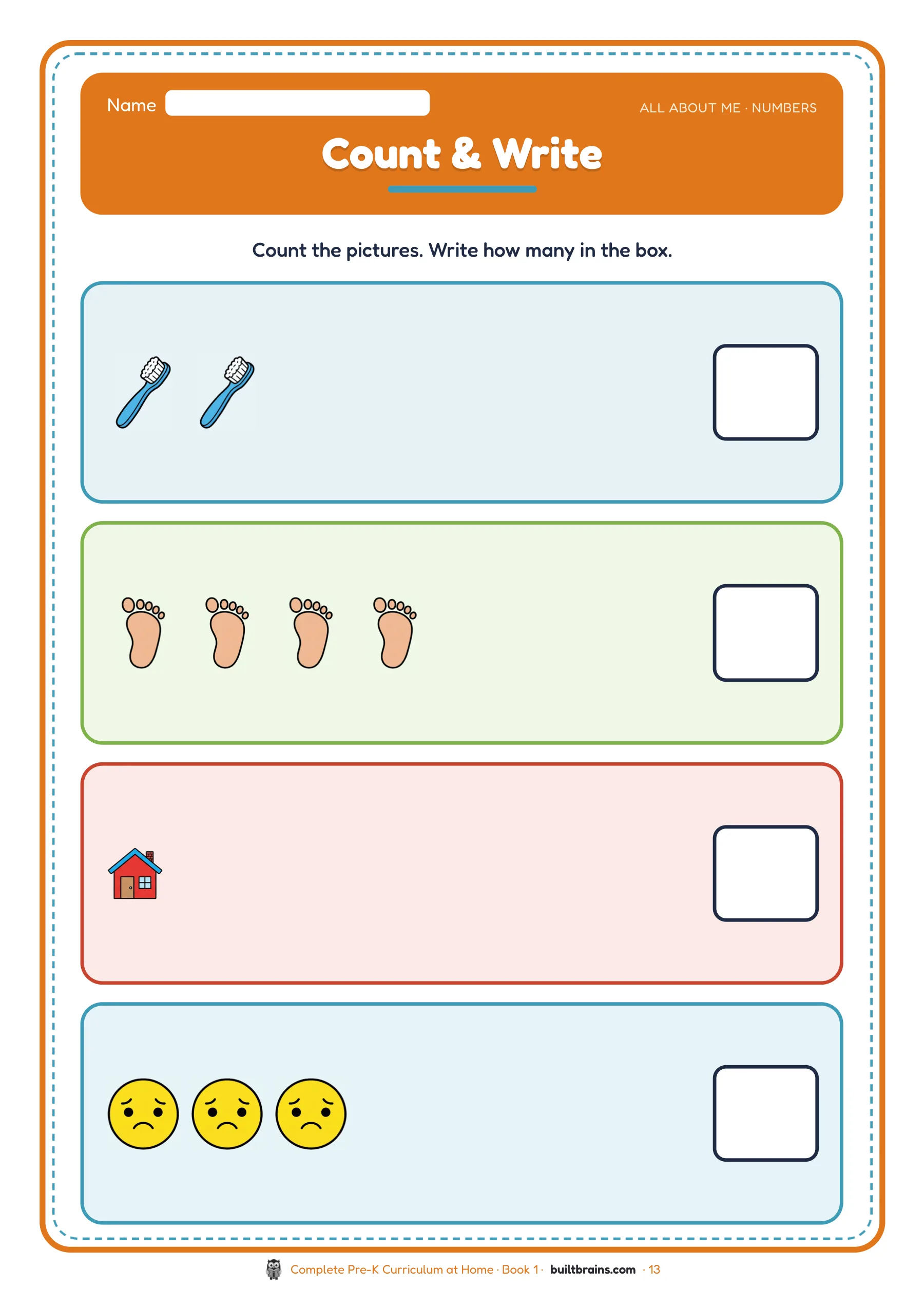 Complete Pre-K Curriculum at Home — page preview 4