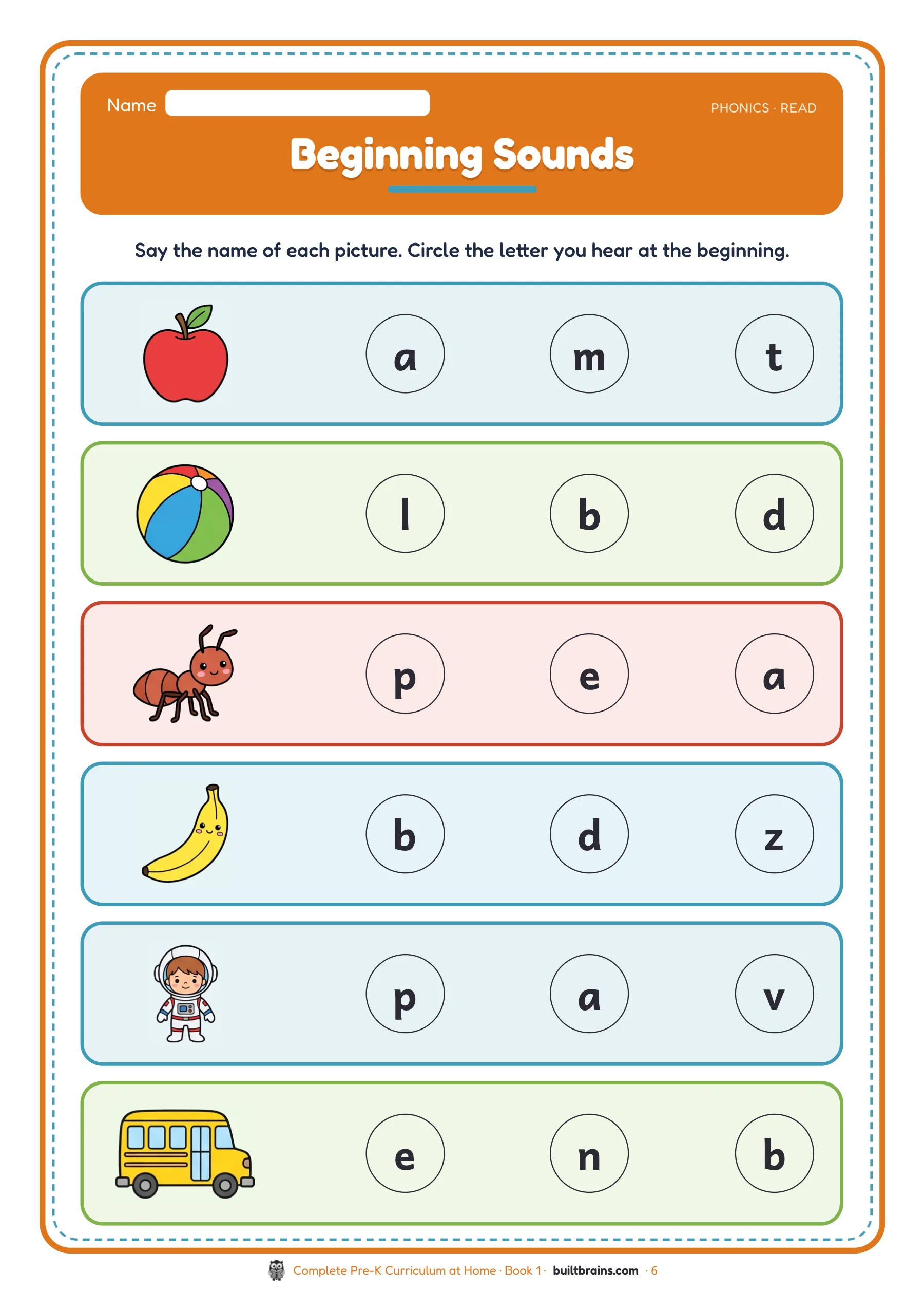 Complete Pre-K Curriculum at Home — page preview 2