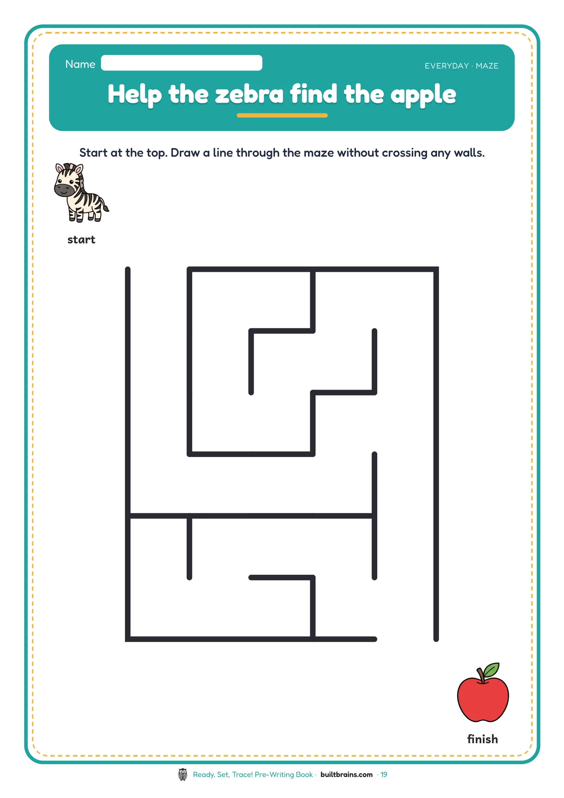 Ready, Set, Trace! Pre-Writing Book — page preview 7